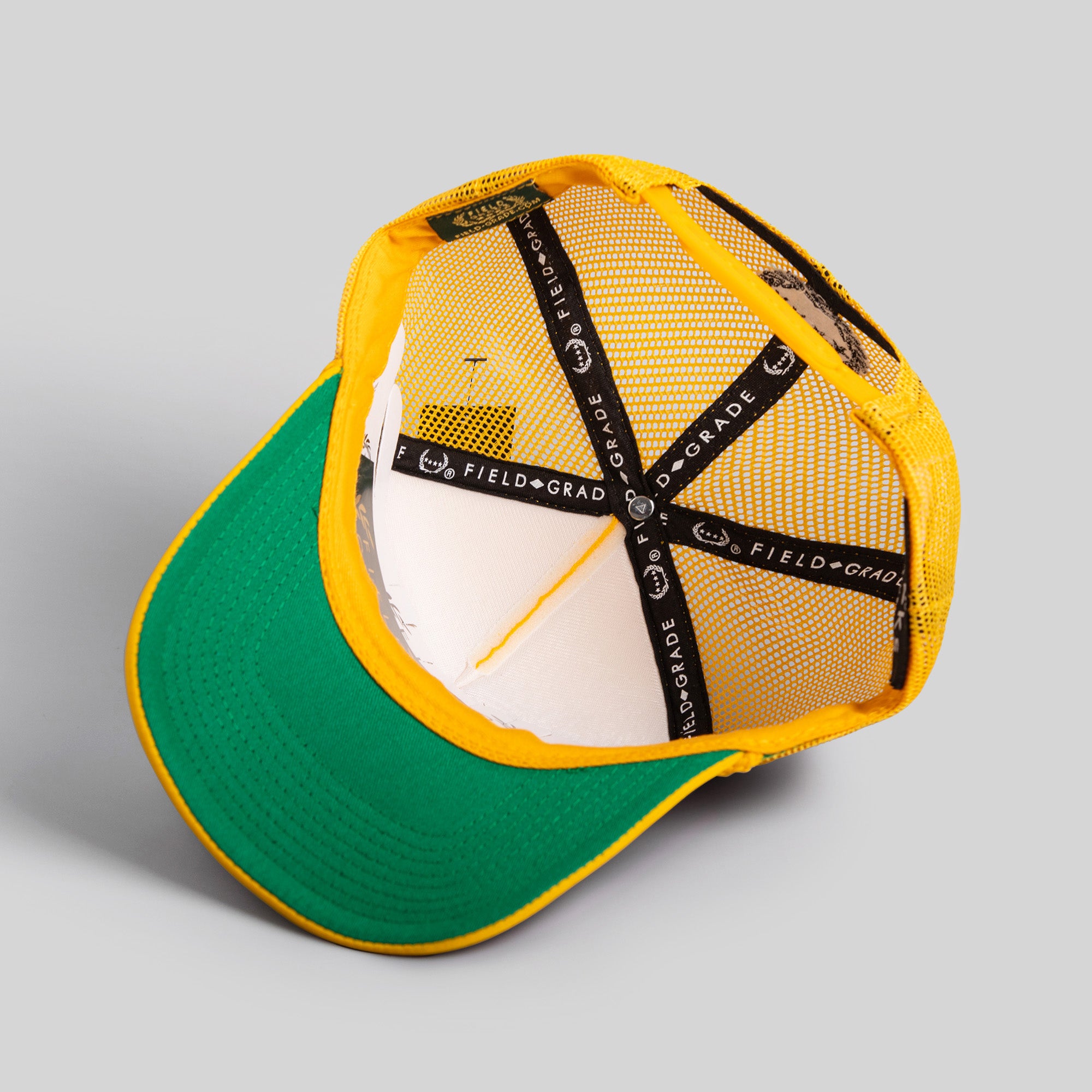 NO F*CKS GIVEN YELLOW TRUCKER HAT