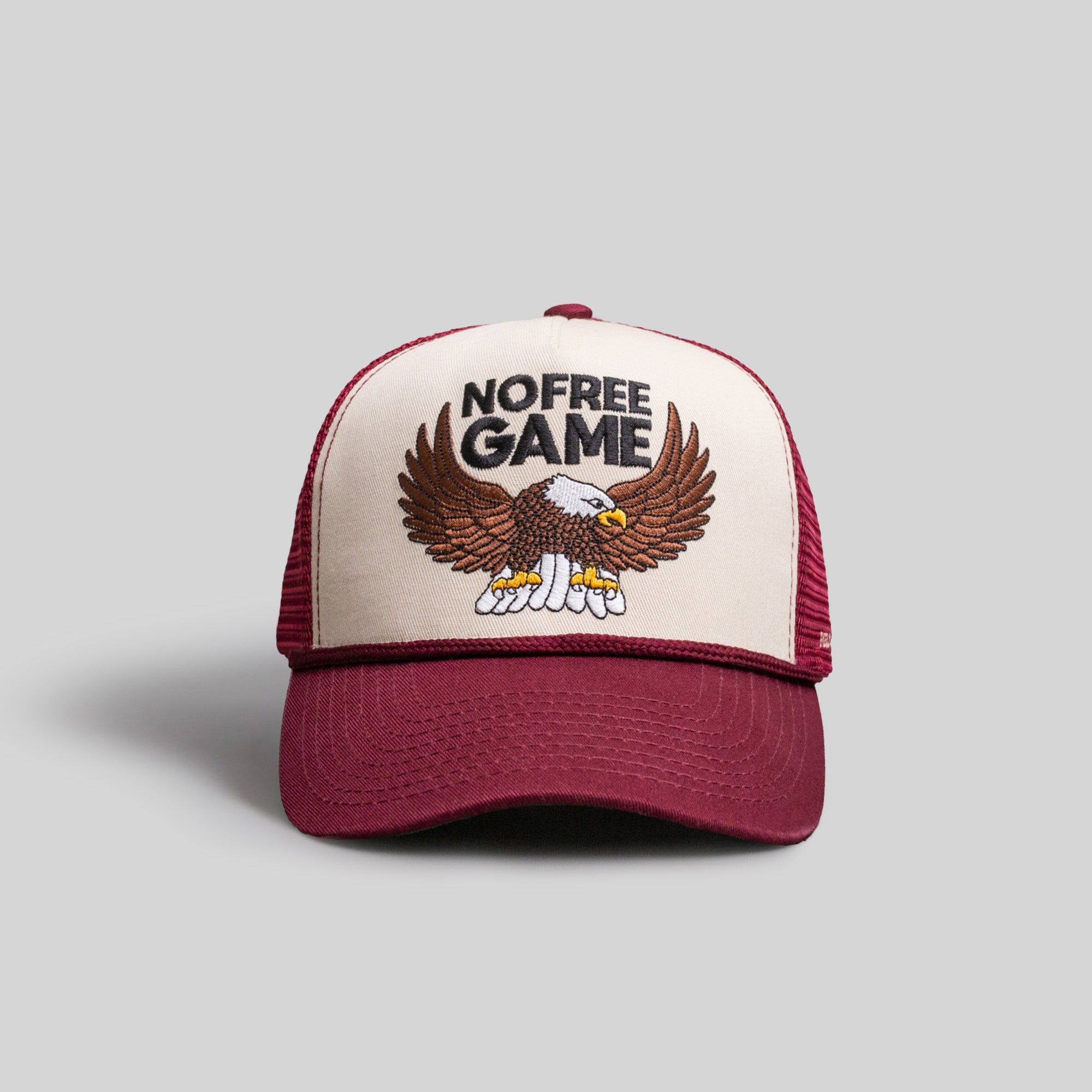NO FREE GAME TWO TONE TRUCKER HAT