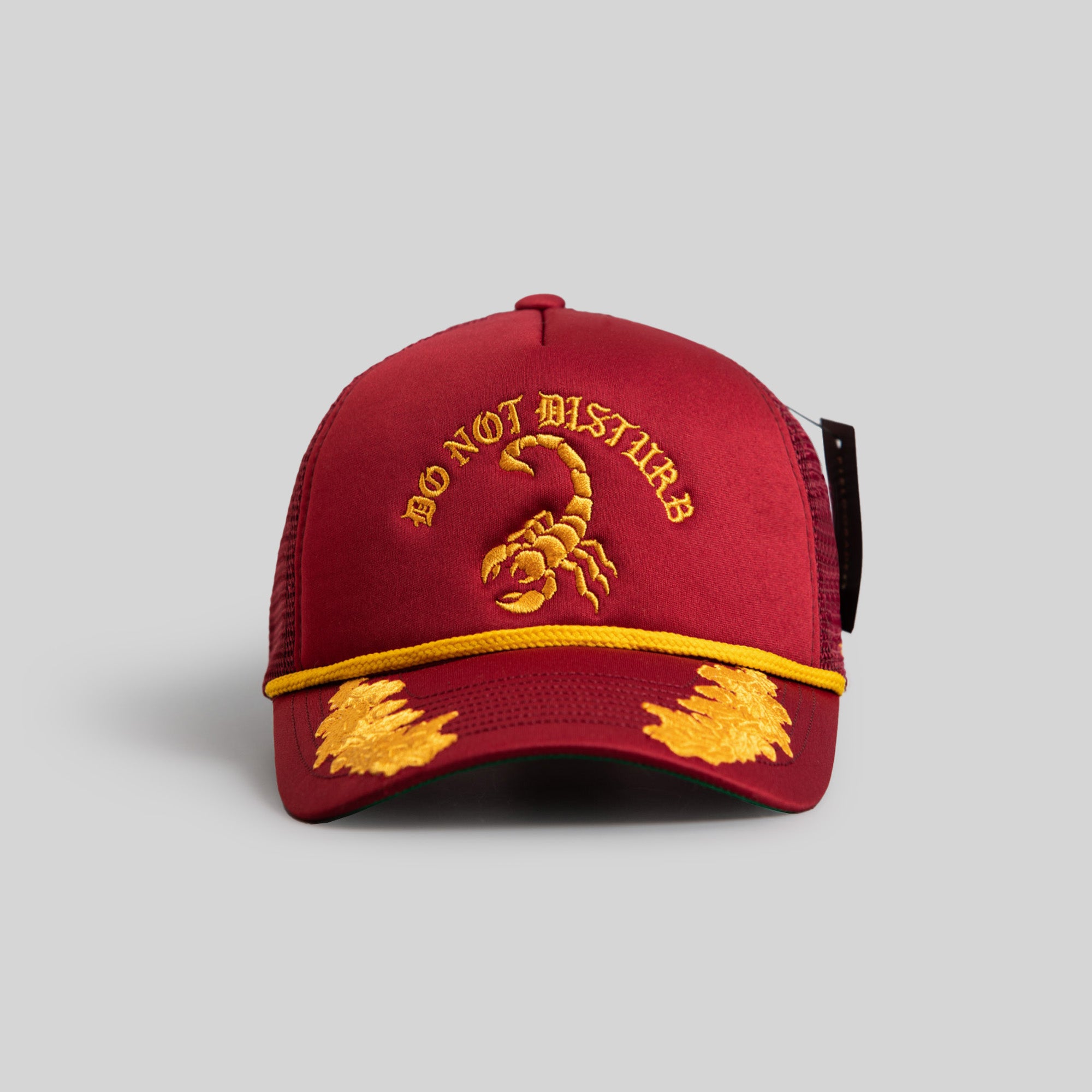 DO NOT DISTURB SCRAMBLED EGGS BORDEAUX TRUCKER HAT