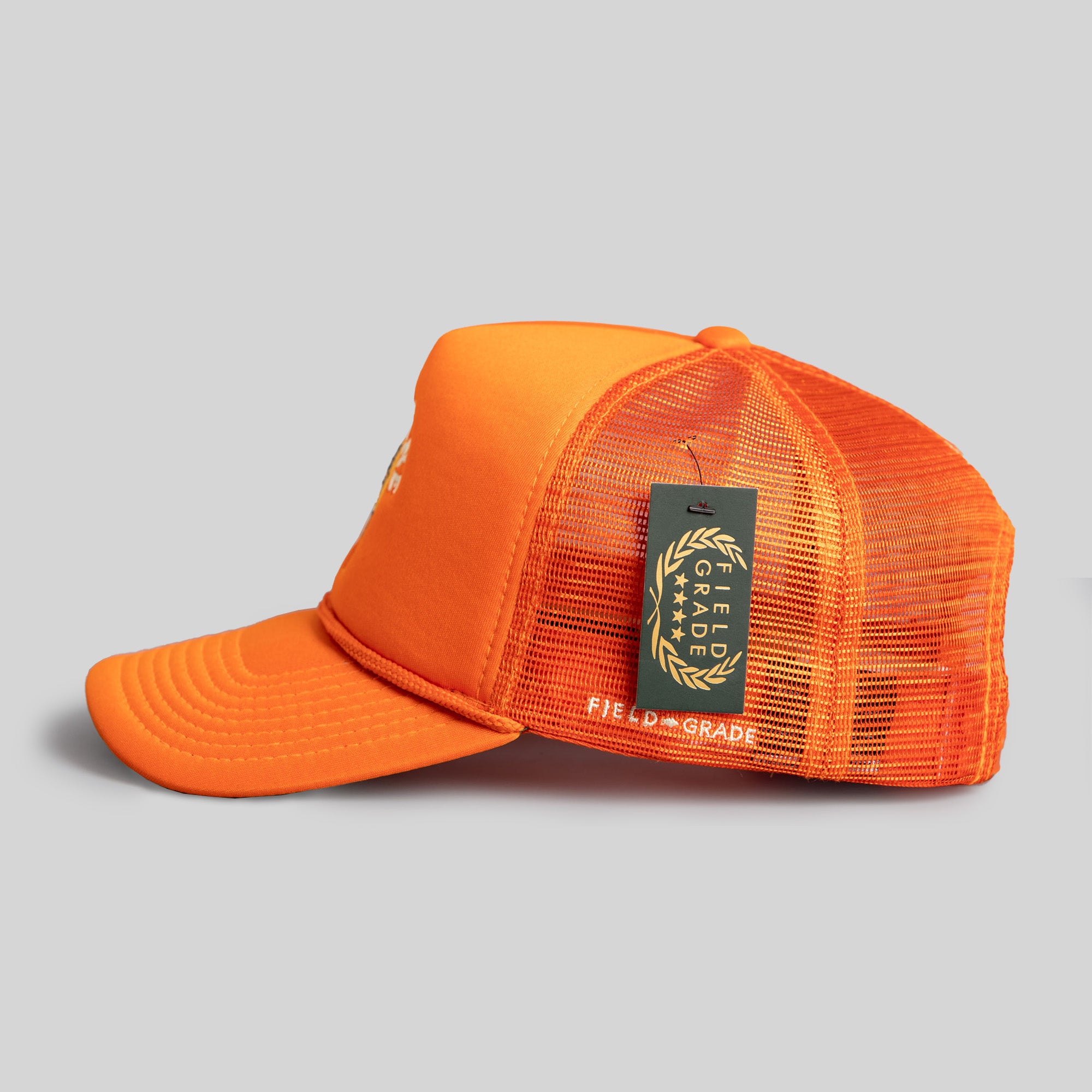 I FEEL FINE ORANGE TRUCKER HAT