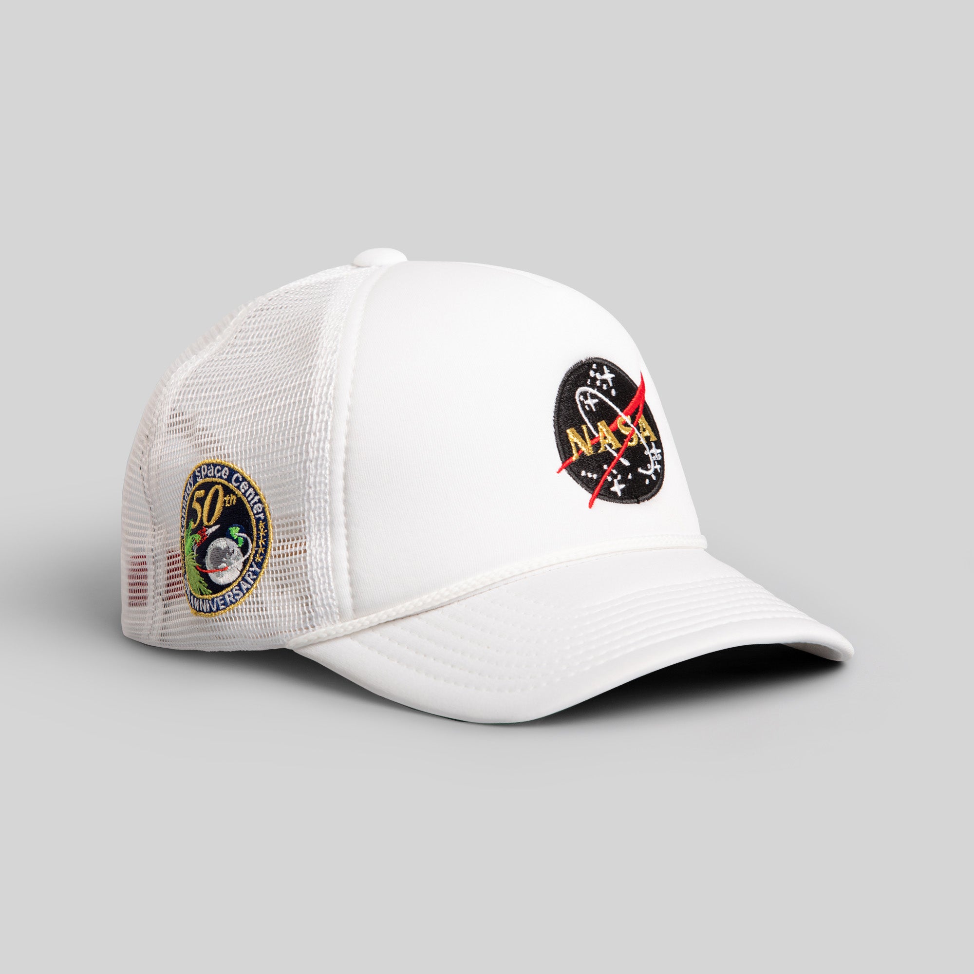 SKYLAB NASA 50TH ANNIVERSARY WHITE TRUCKER HAT
