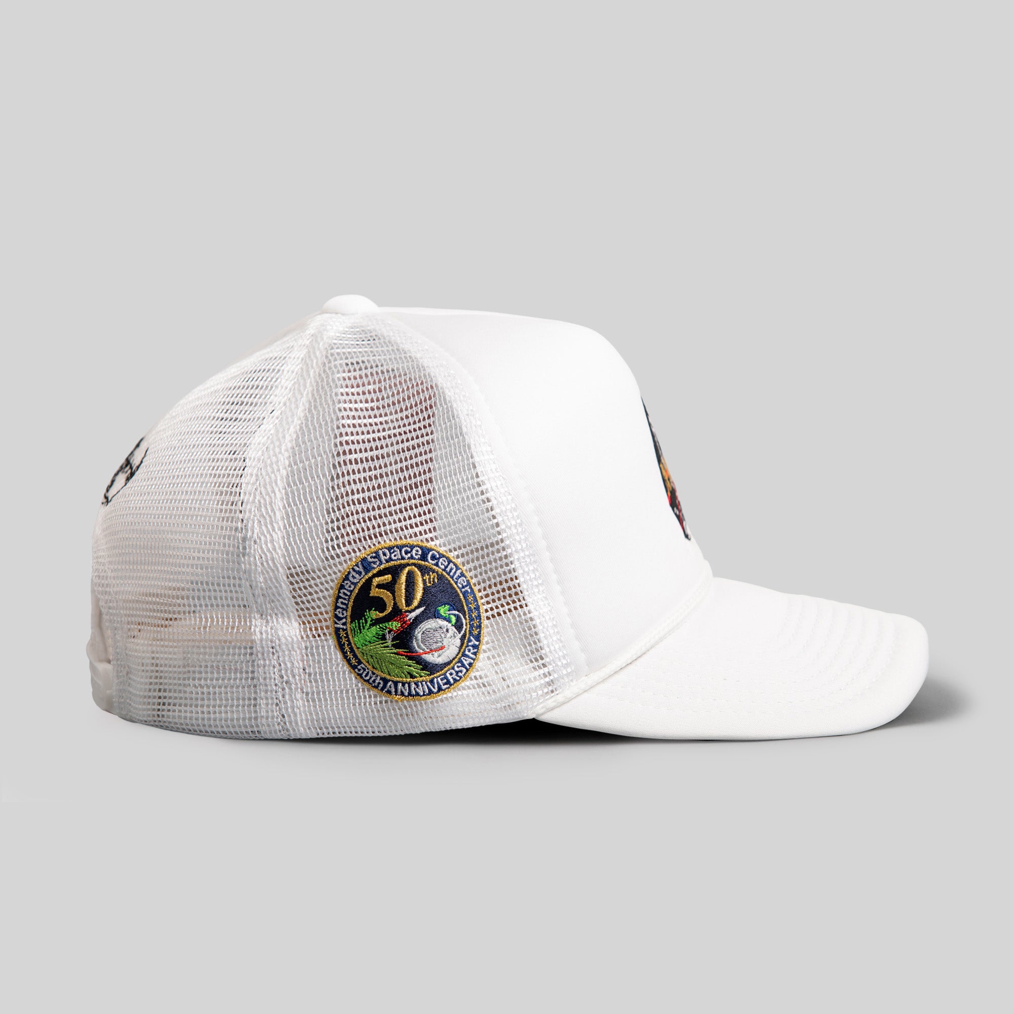 SKYLAB NASA 50TH ANNIVERSARY WHITE TRUCKER HAT
