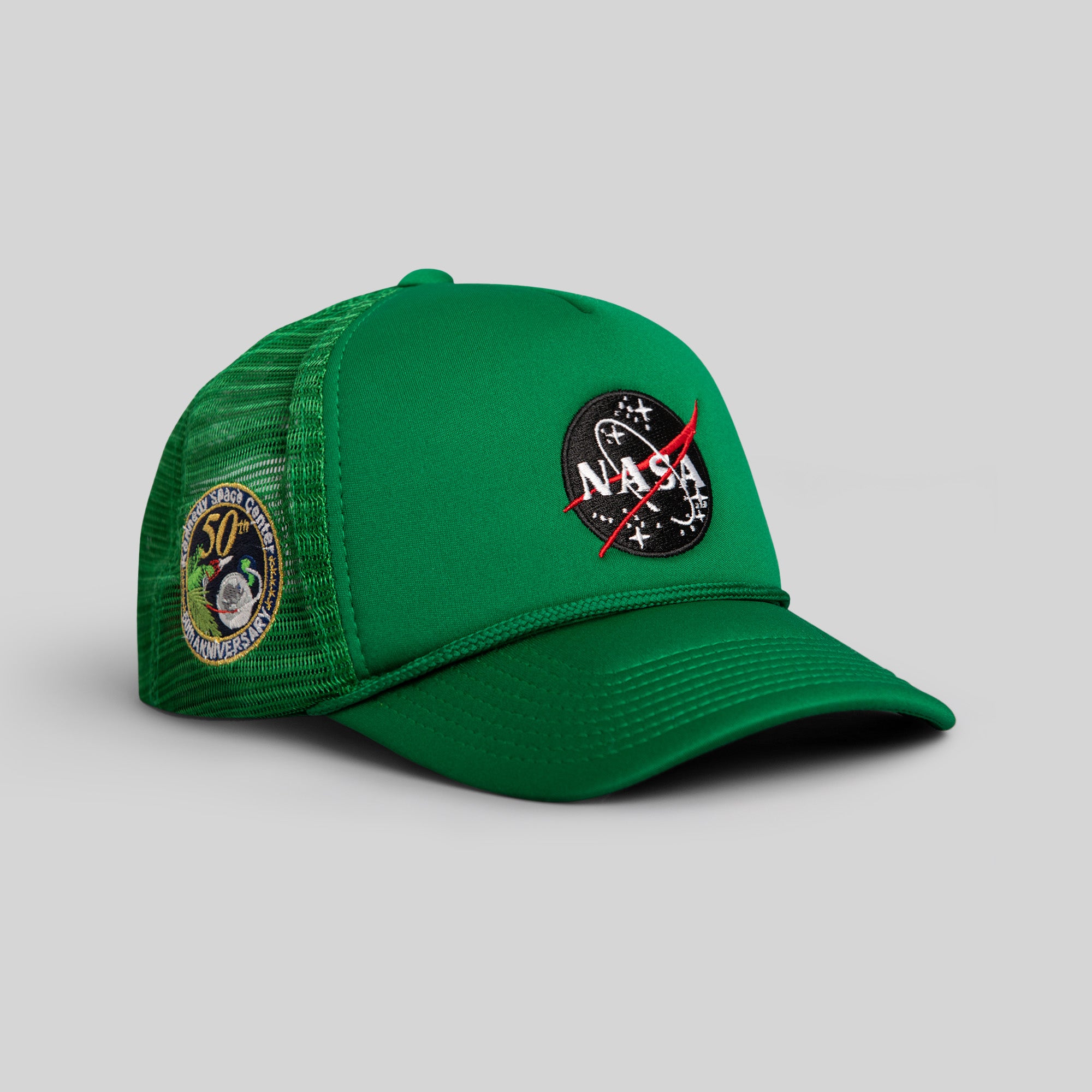 SKYLAB NASA 50TH ANNIVERSARY GREEN TRUCKER HAT