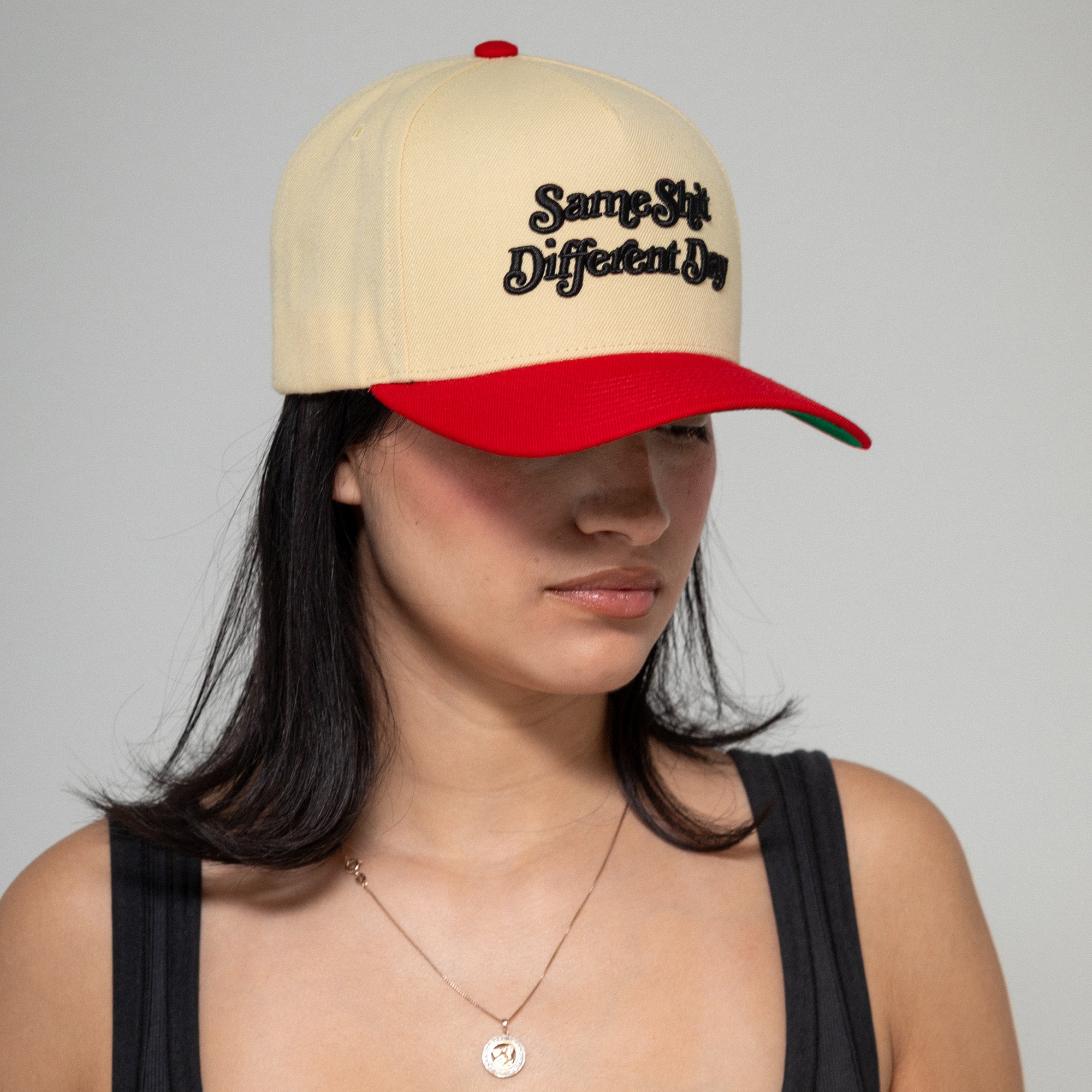 SAME OL SAND RED WOOL TRUCKER