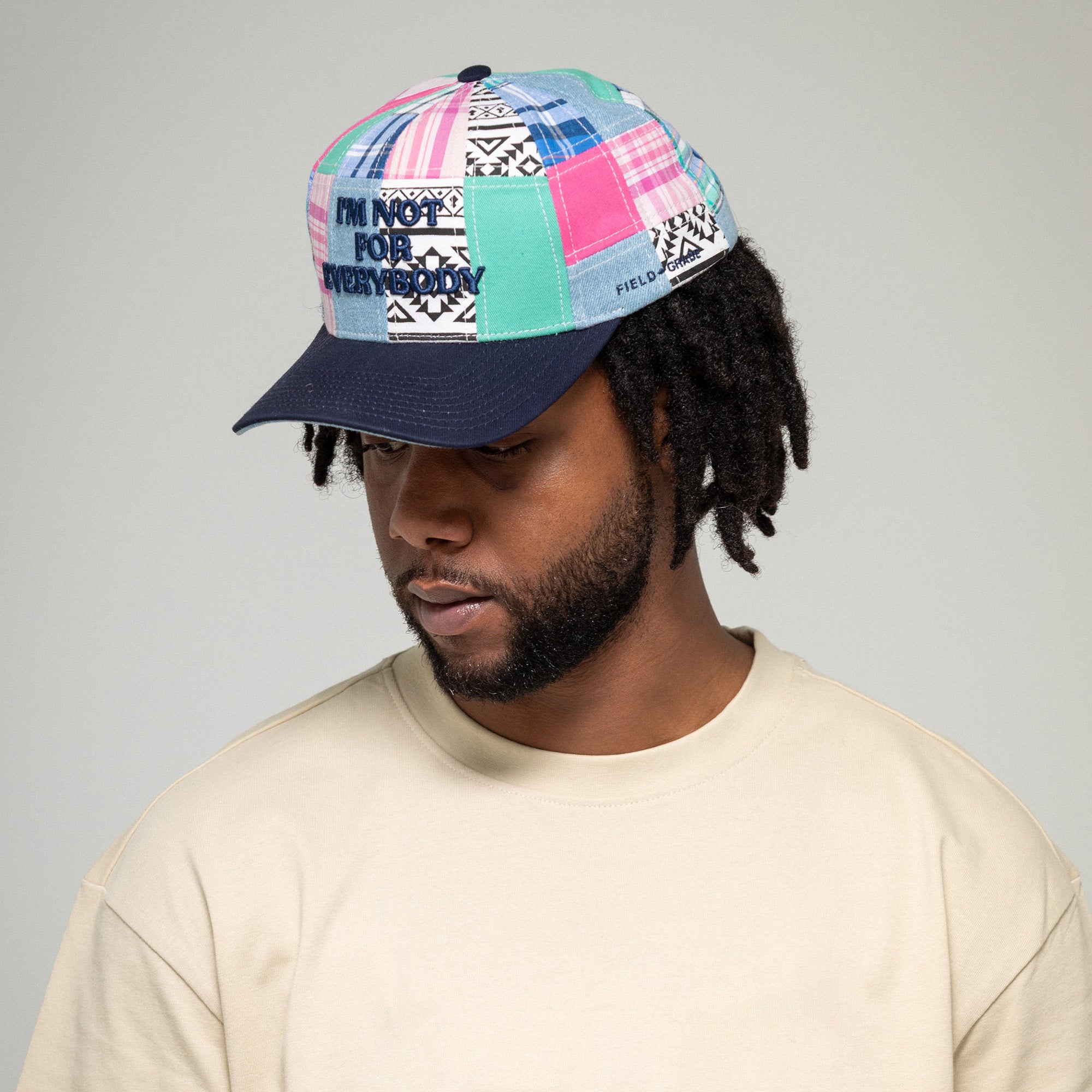 IM NOT FOR EVERYBODY SUMMER PATCHWORK TWILL TRUCKER