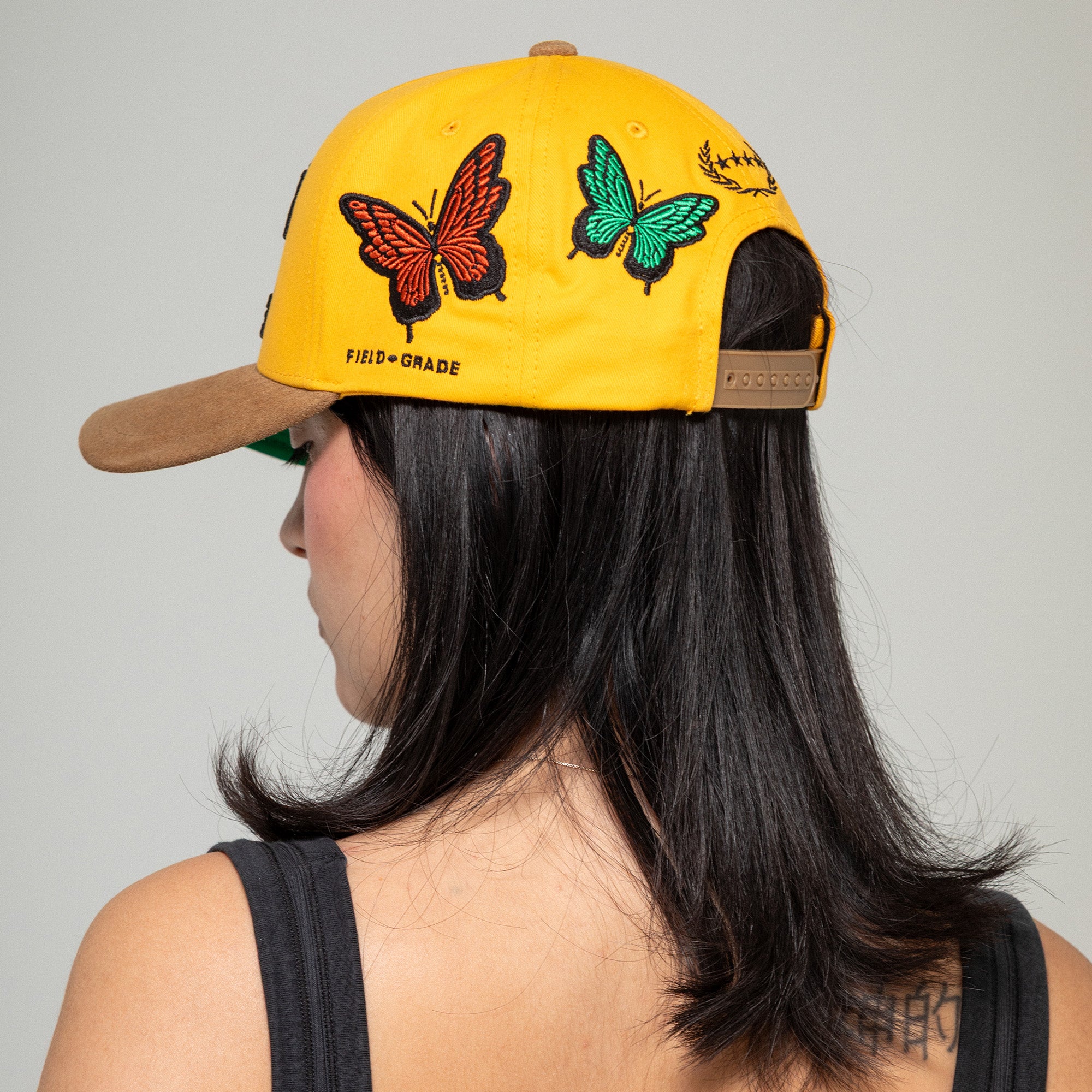 ROAD TO NOWHERE BUTTERFLIGHT TWILL SUEDE TRUCKER