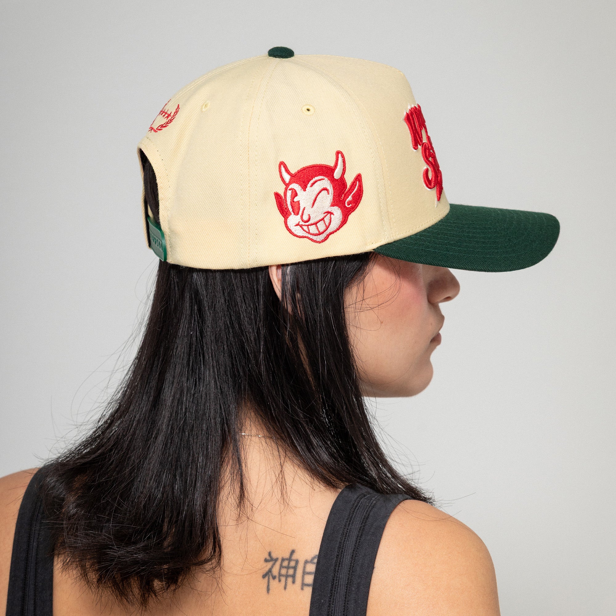WINNERS AND SINNERS SAND EMERALD WOOL TRUCKER