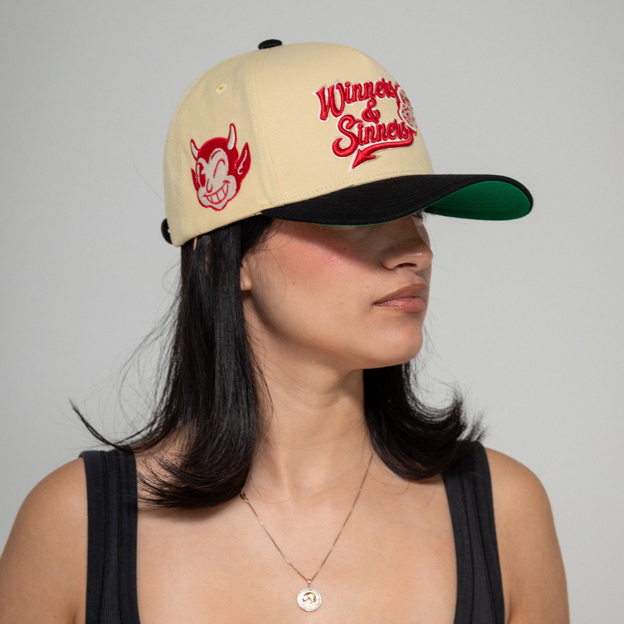 WINNERS AND SINNERS SAND EMERALD WOOL TRUCKER