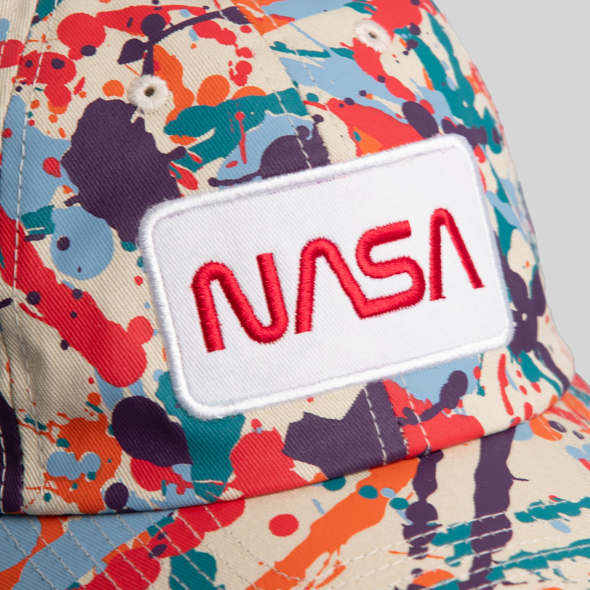 SKYLAB NASA NEON SPLATTER SAND RELAXED FIT HAT