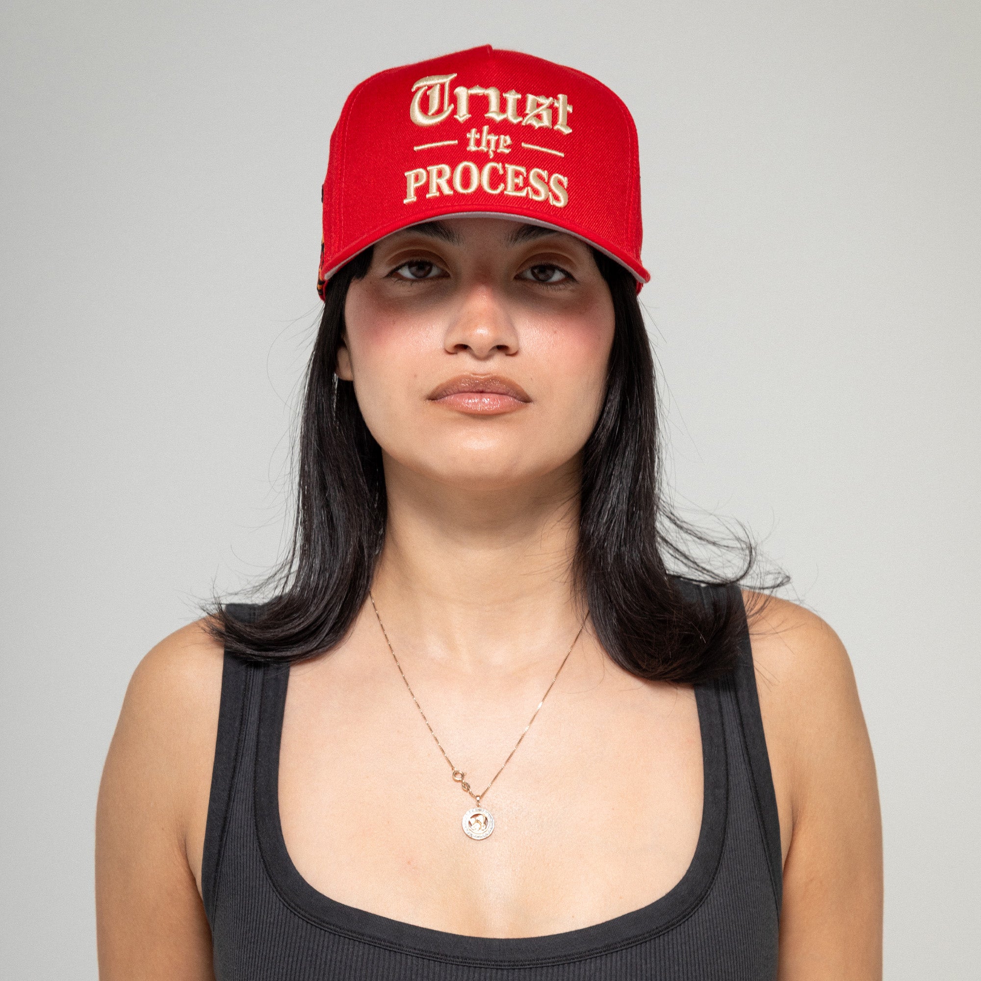 TRUST THE PROCESS YIN YANG WOOL TRUCKER