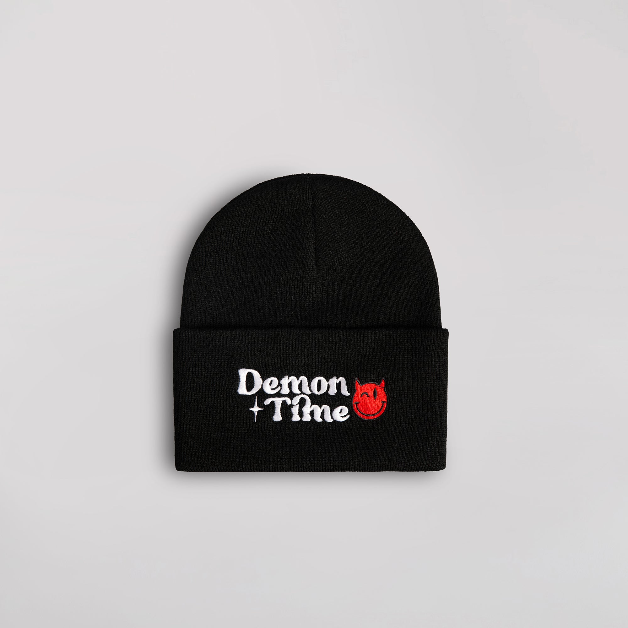 DEMON TIME BLACK CUFF BEANIE