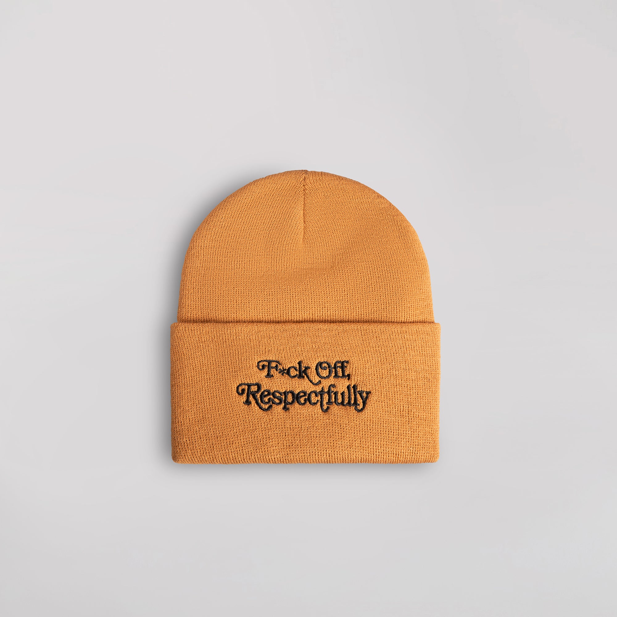 RESPECTFULLY WHEAT CUFF BEANIE