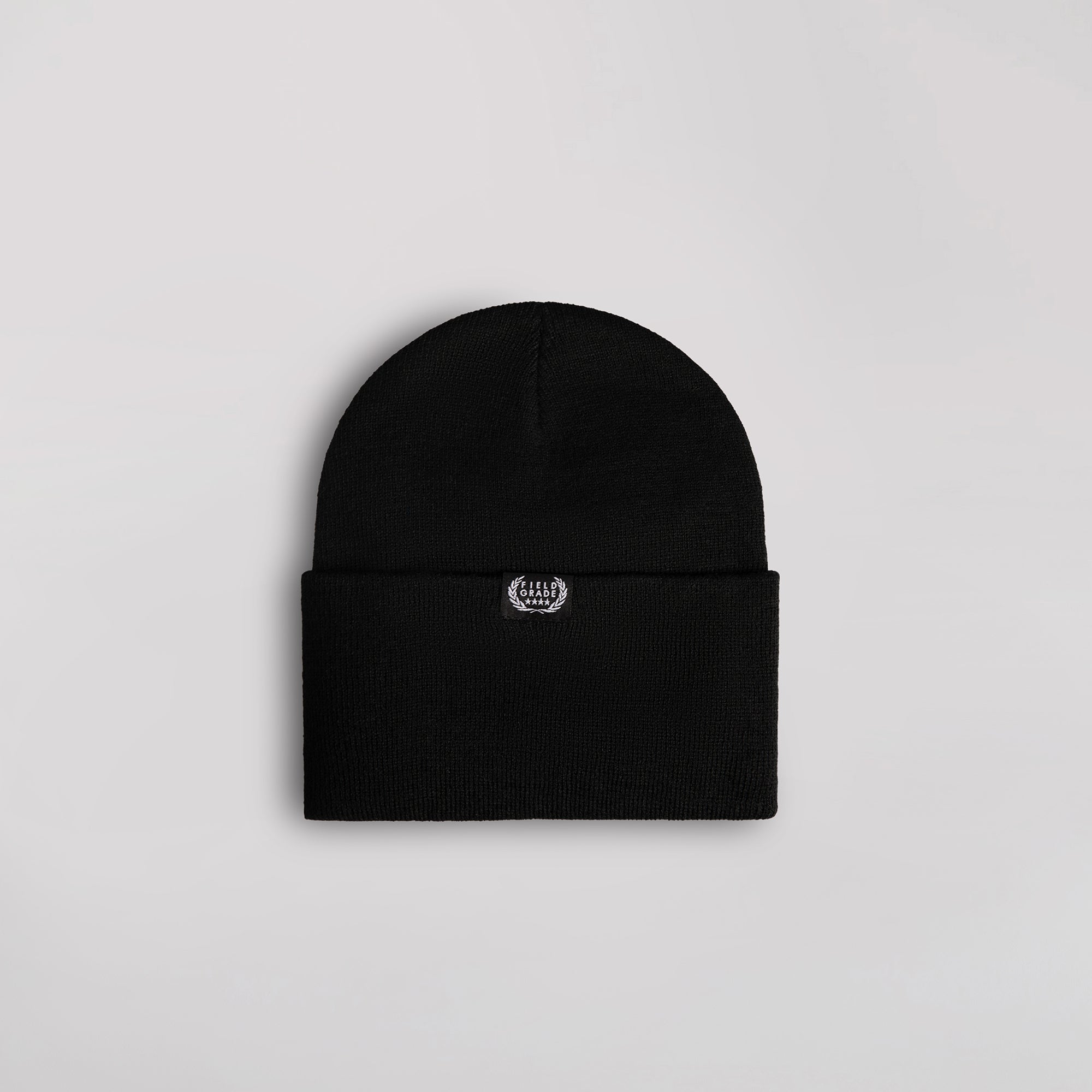 RESPECTFULLY BLACK CUFF BEANIE