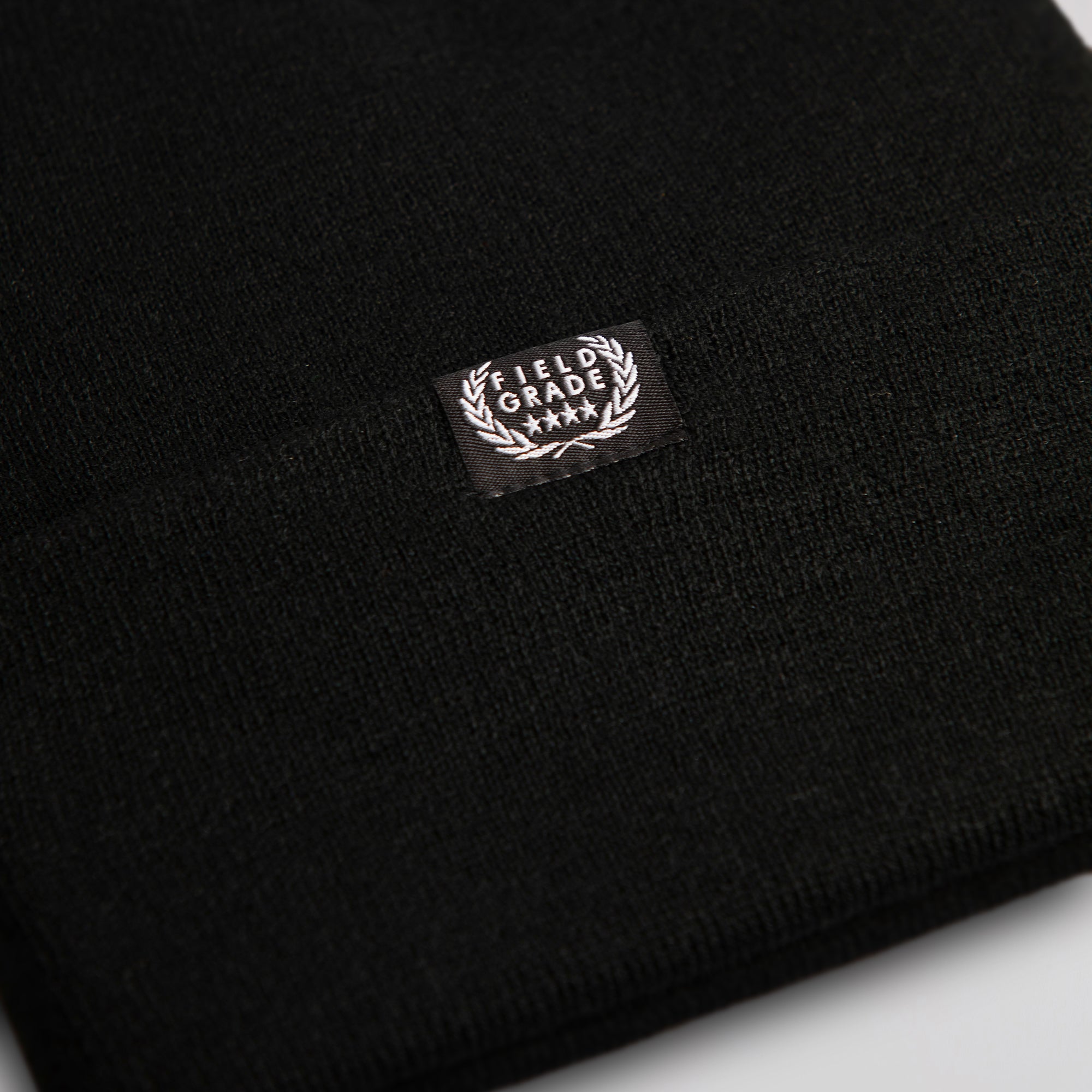 CULTURE DEPT. BLACK CUFF BEANIE