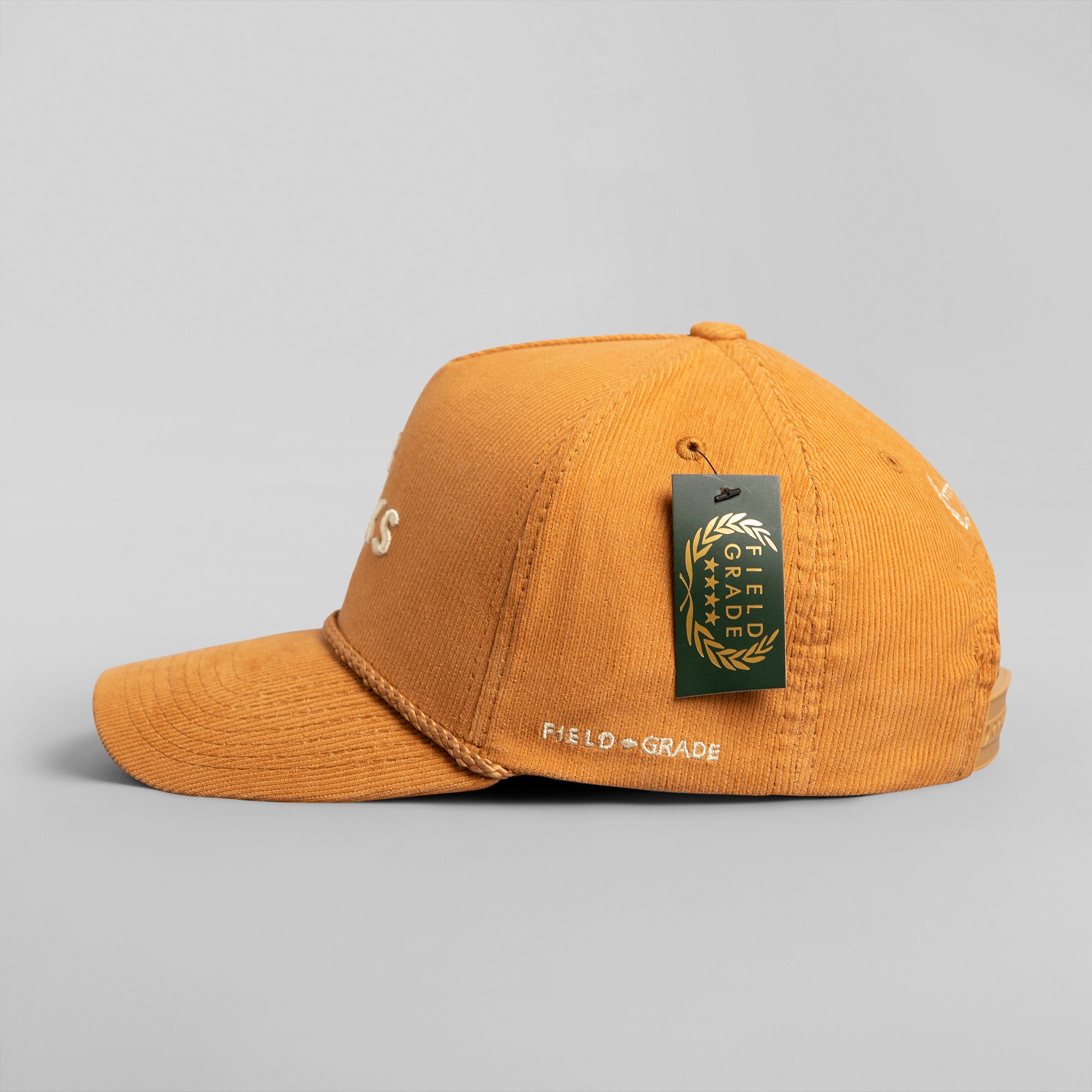 NO F*CKS GIVEN WHEAT CORDUROY TRUCKER HAT