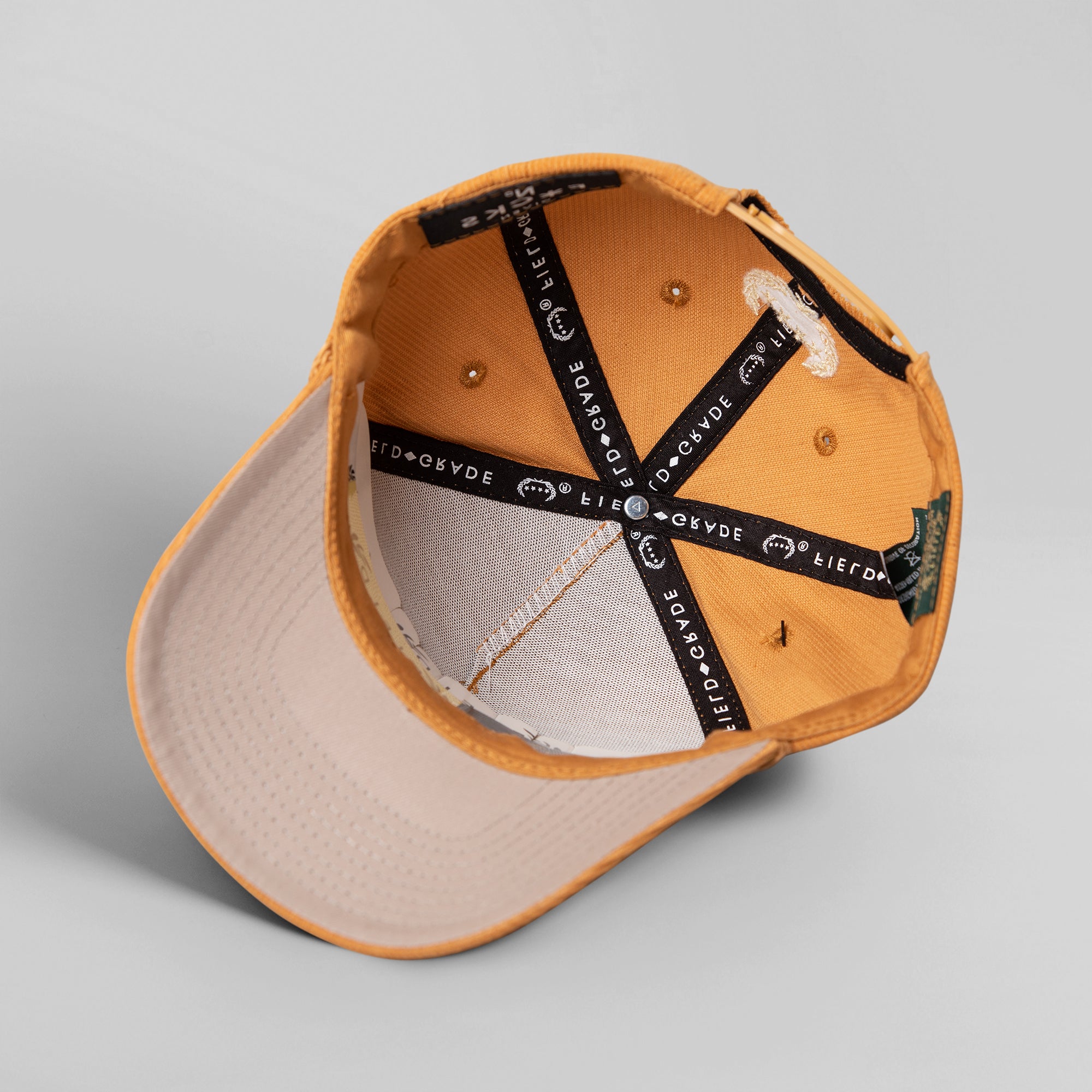 NO F*CKS GIVEN WHEAT CORDUROY TRUCKER HAT