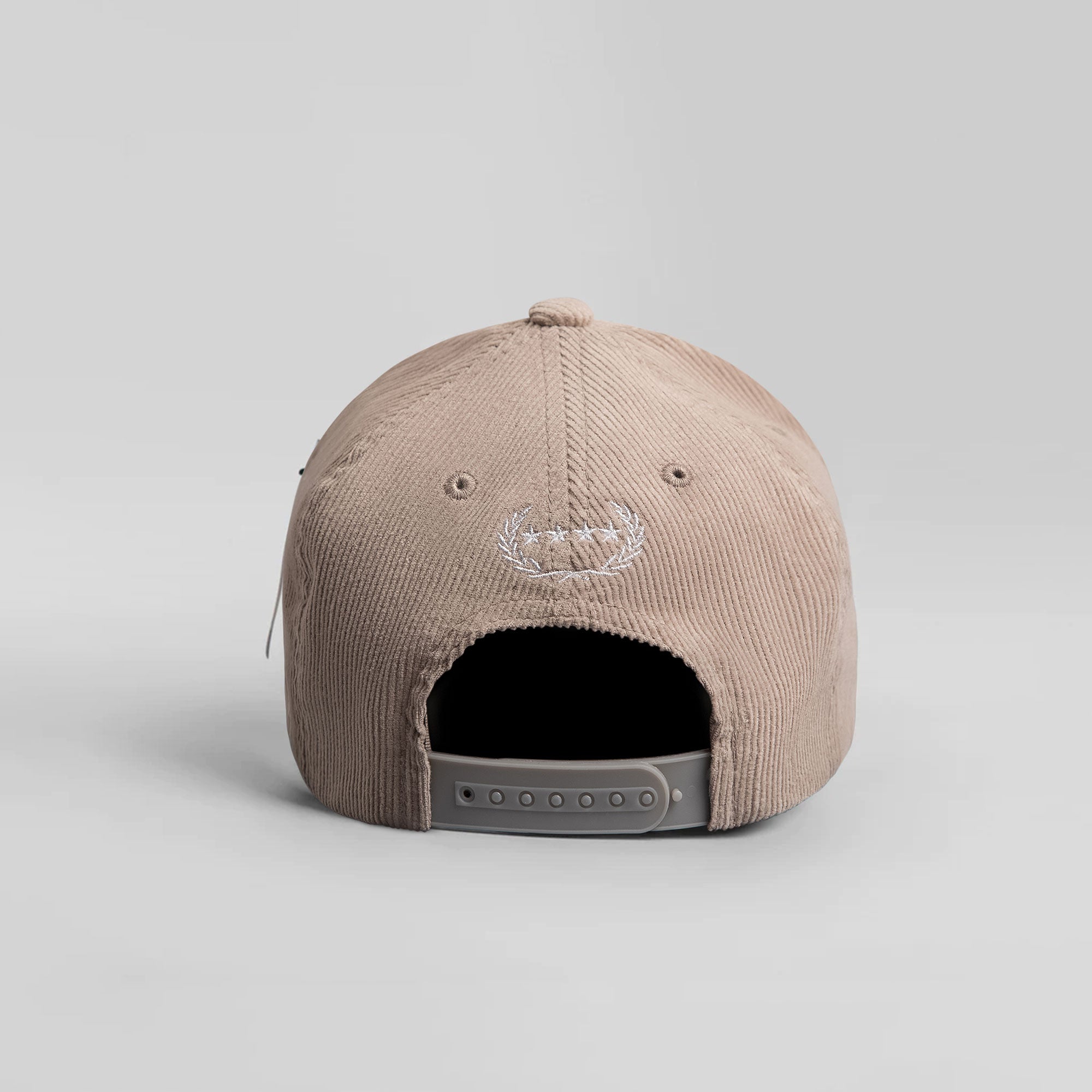 TRUST NO ONE WARM GREY CORDUROY TRUCKER HAT