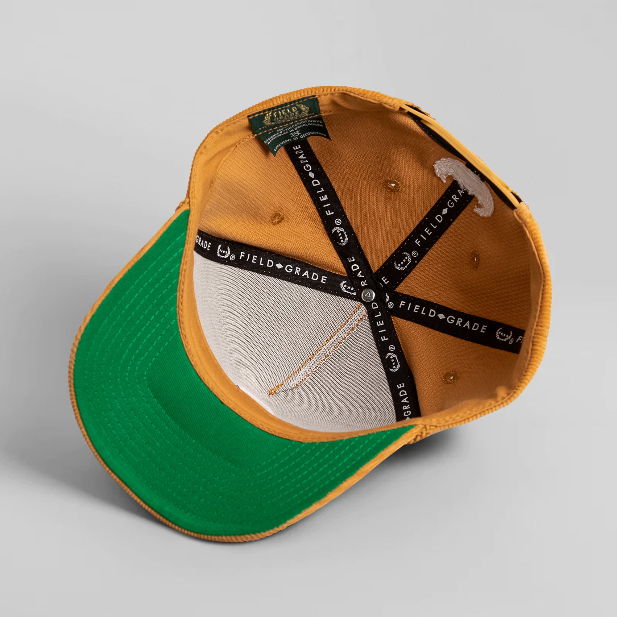 TRUST NO ONE WHEAT CORDUROY TRUCKER HAT