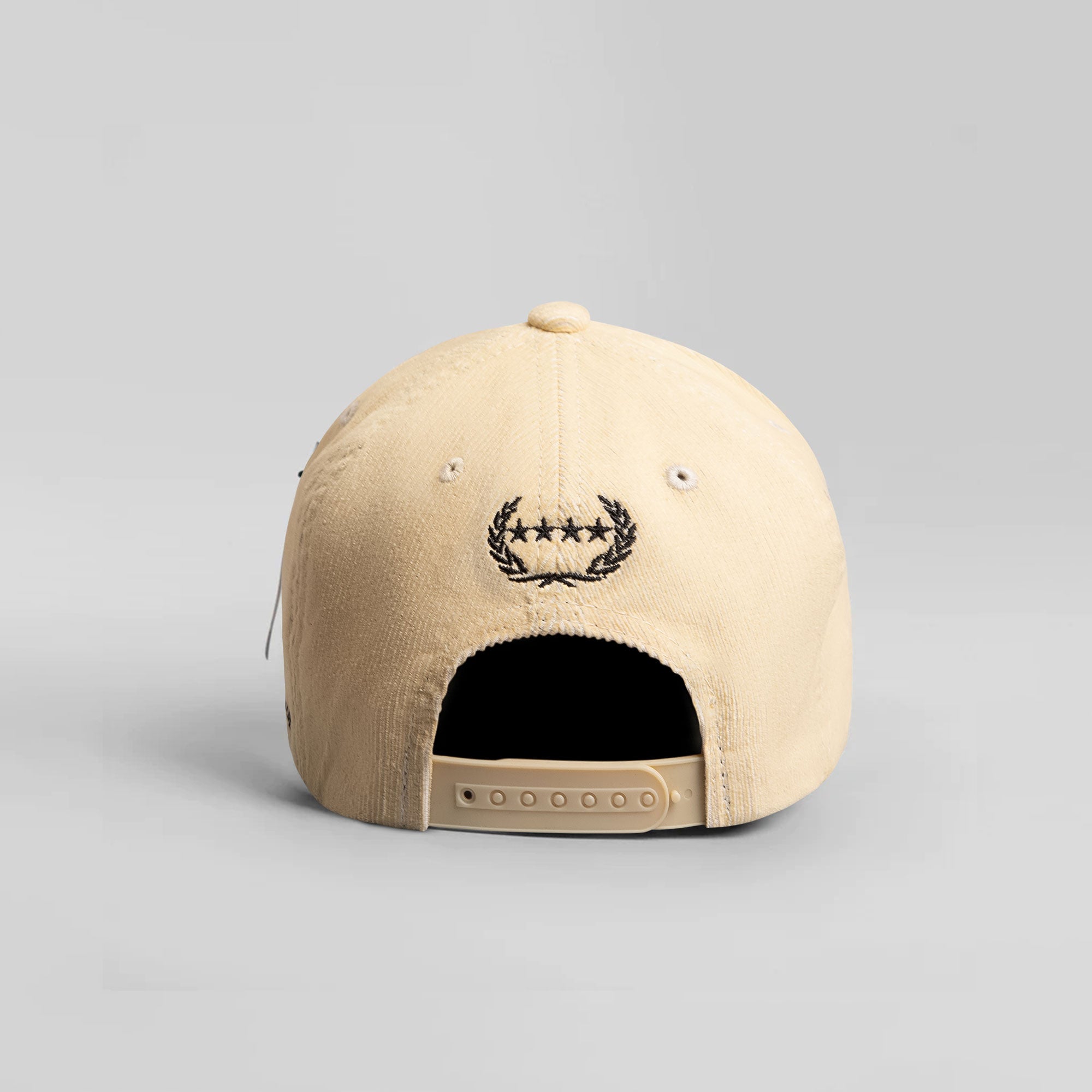 TRUST NO ONE SAND CORDUROY TRUCKER HAT