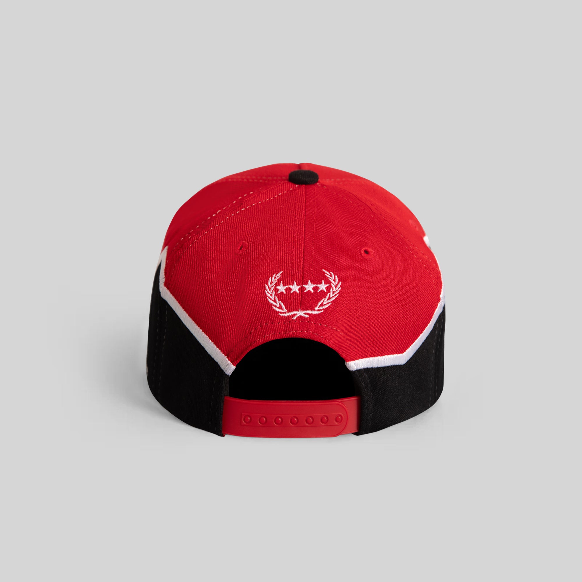 TRUST NO ONE QUAKE RED BLACK WOOL TRUCKER