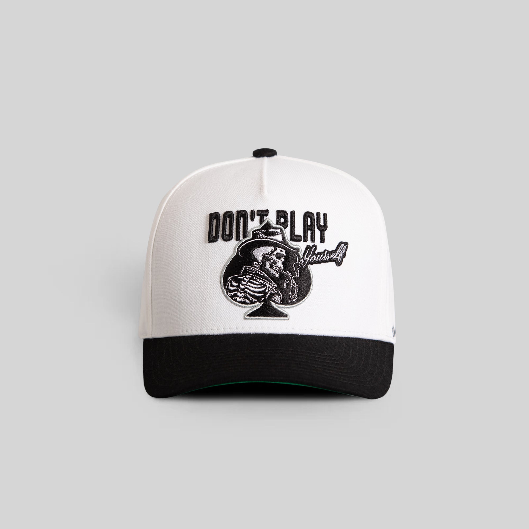 DONT PLAY YOURSELF OFF WHITE BLACK TRUCKER
