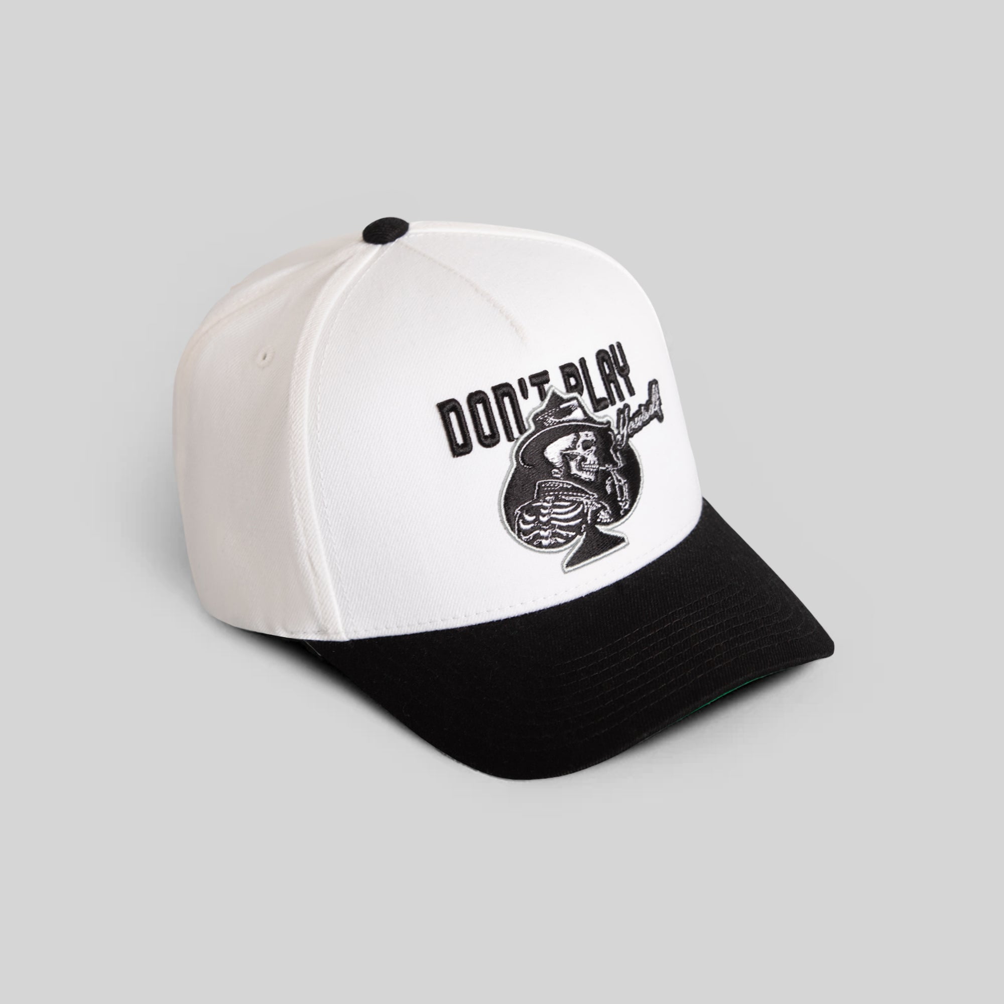 DONT PLAY YOURSELF OFF WHITE BLACK TRUCKER