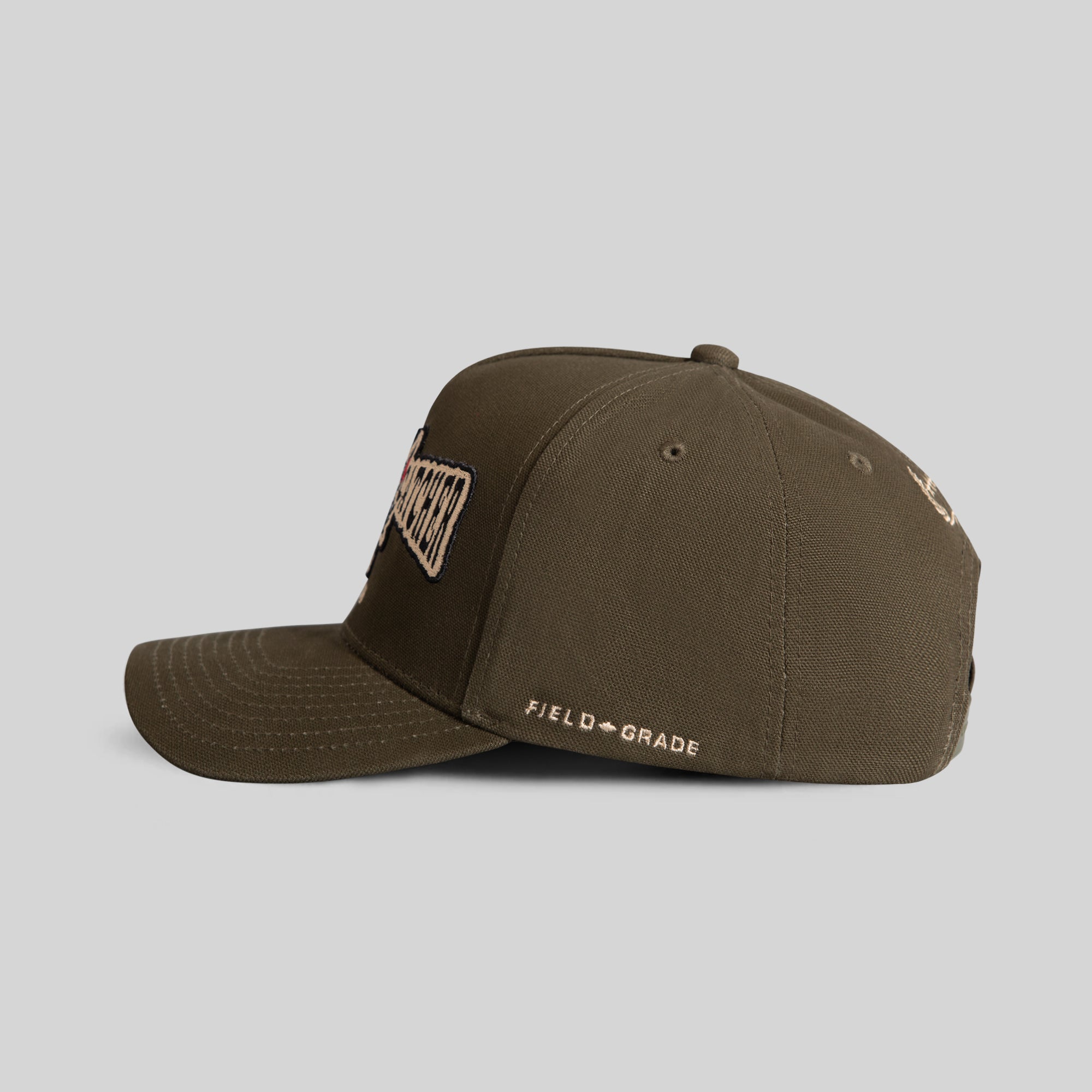 KITTY CATCHER OLIVE DUCK CANVAS TRUCKER