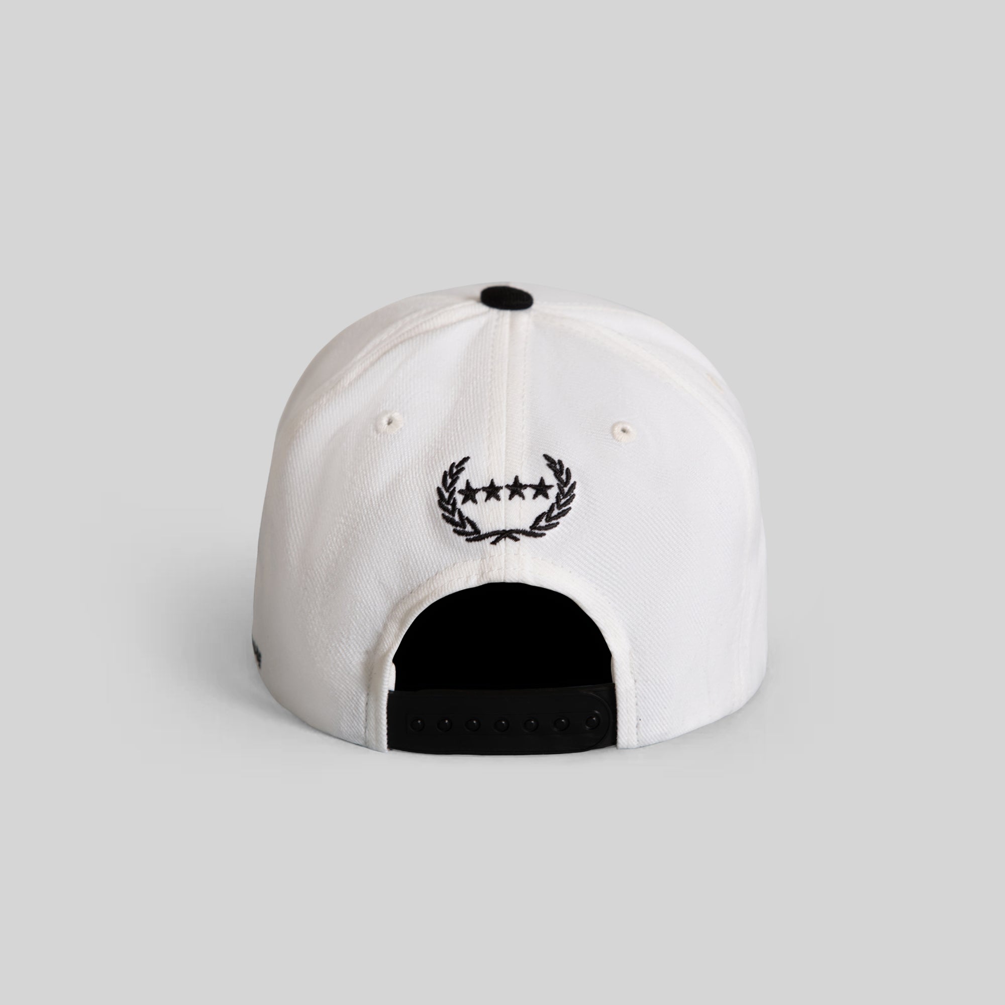NO HARD FEELINGS OFF WHITE BLACK TRUCKER
