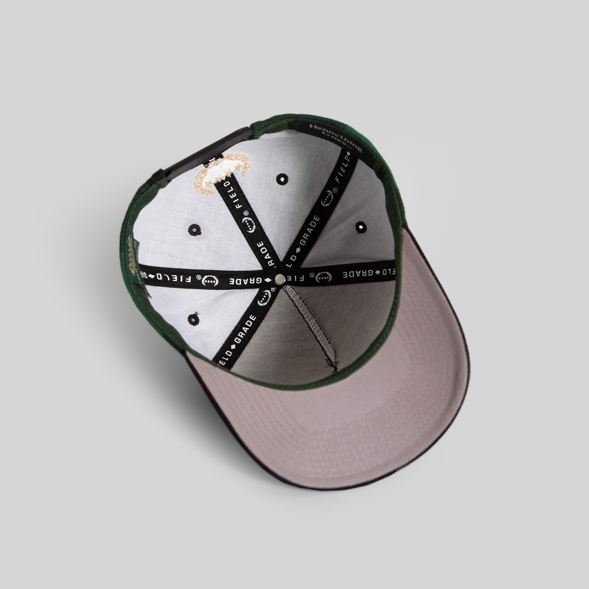 HENNYTHING GOES EMERALD BLACK BUFFALO PLAID TRUCKER