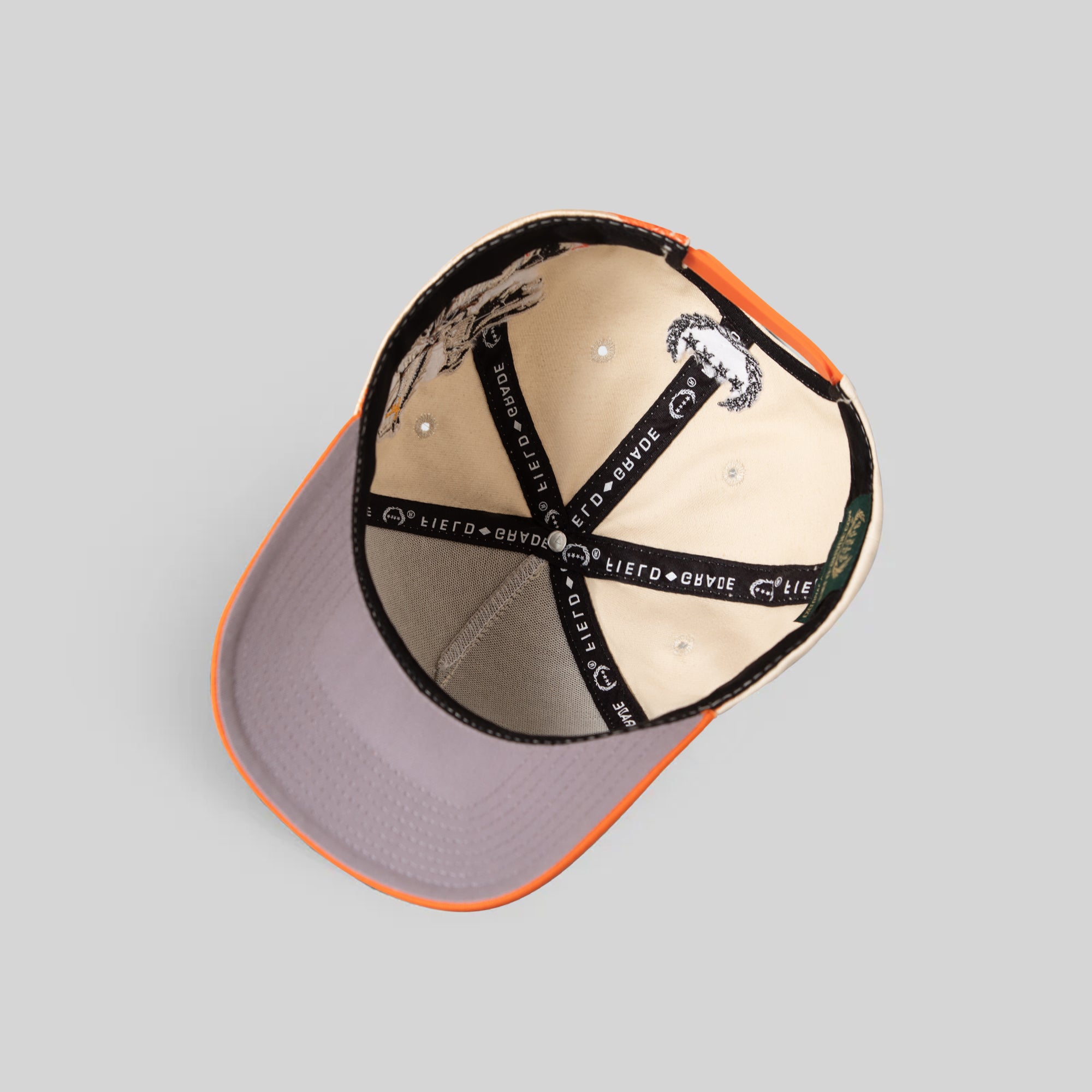 ROAD TO NOWHERE SAND ORANGE TWILL TRUCKER