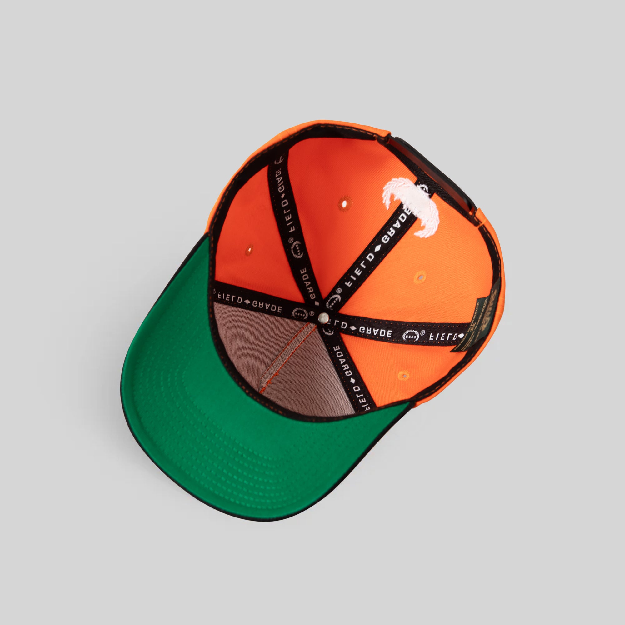 I'M NOT FOR EVERYBODY TOTAL ORANGE BLACK WOOL TRUCKER