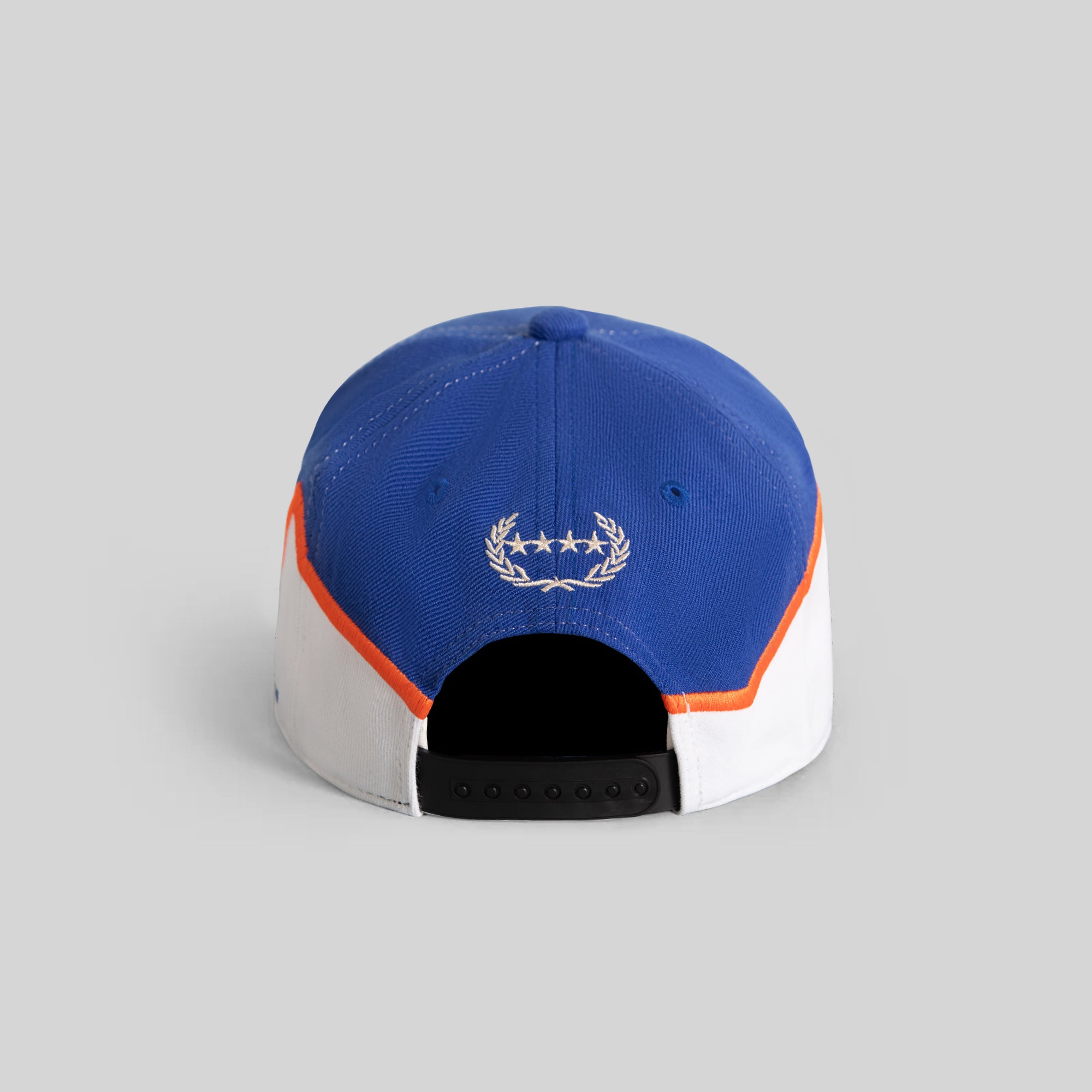 FIELD GRADE X KURVE STUDIO NY IS HEALING QUAKE GAME ROYAL OFF WHITE WOOL TRUCKER