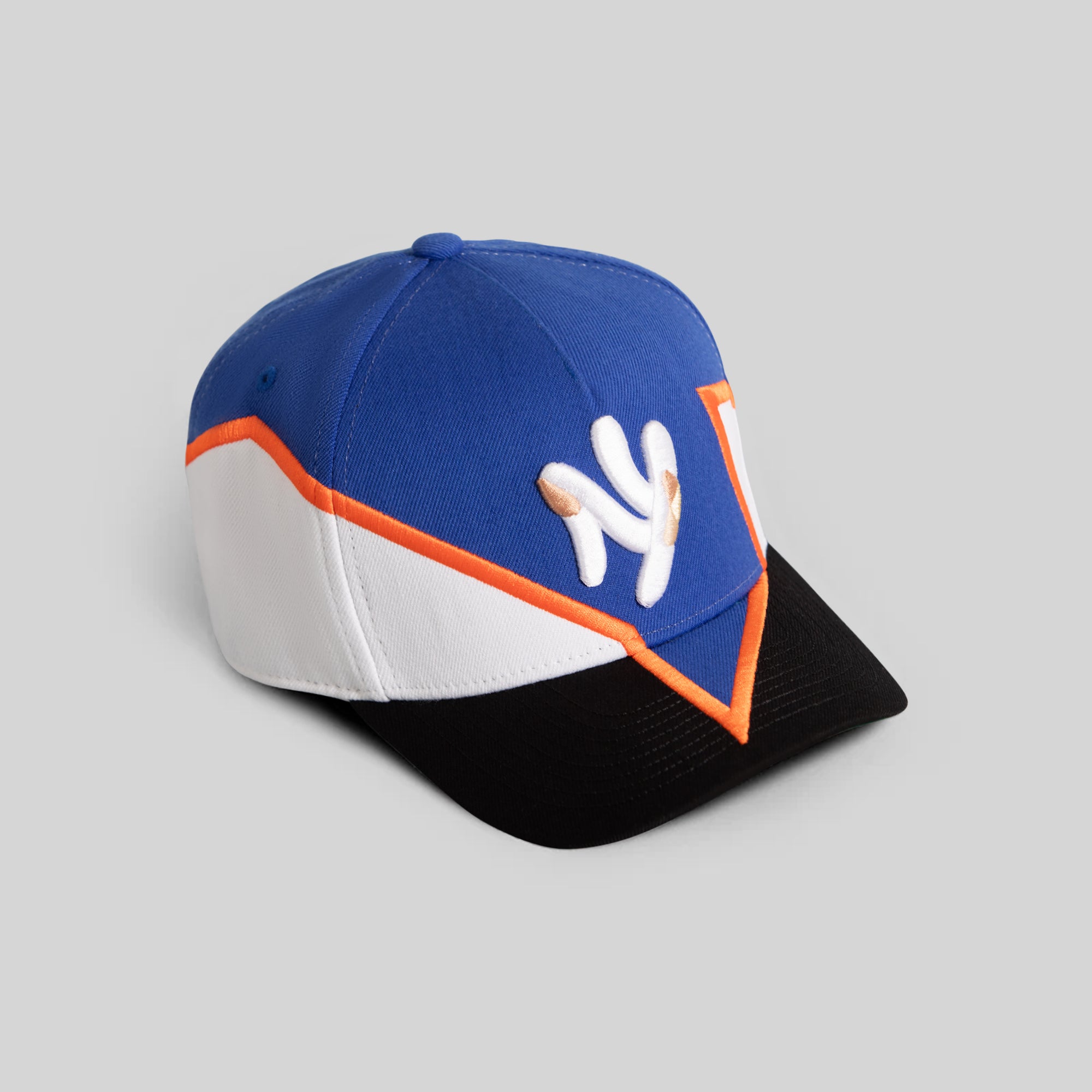 FIELD GRADE X KURVE STUDIO NY IS HEALING QUAKE GAME ROYAL OFF WHITE WOOL TRUCKER