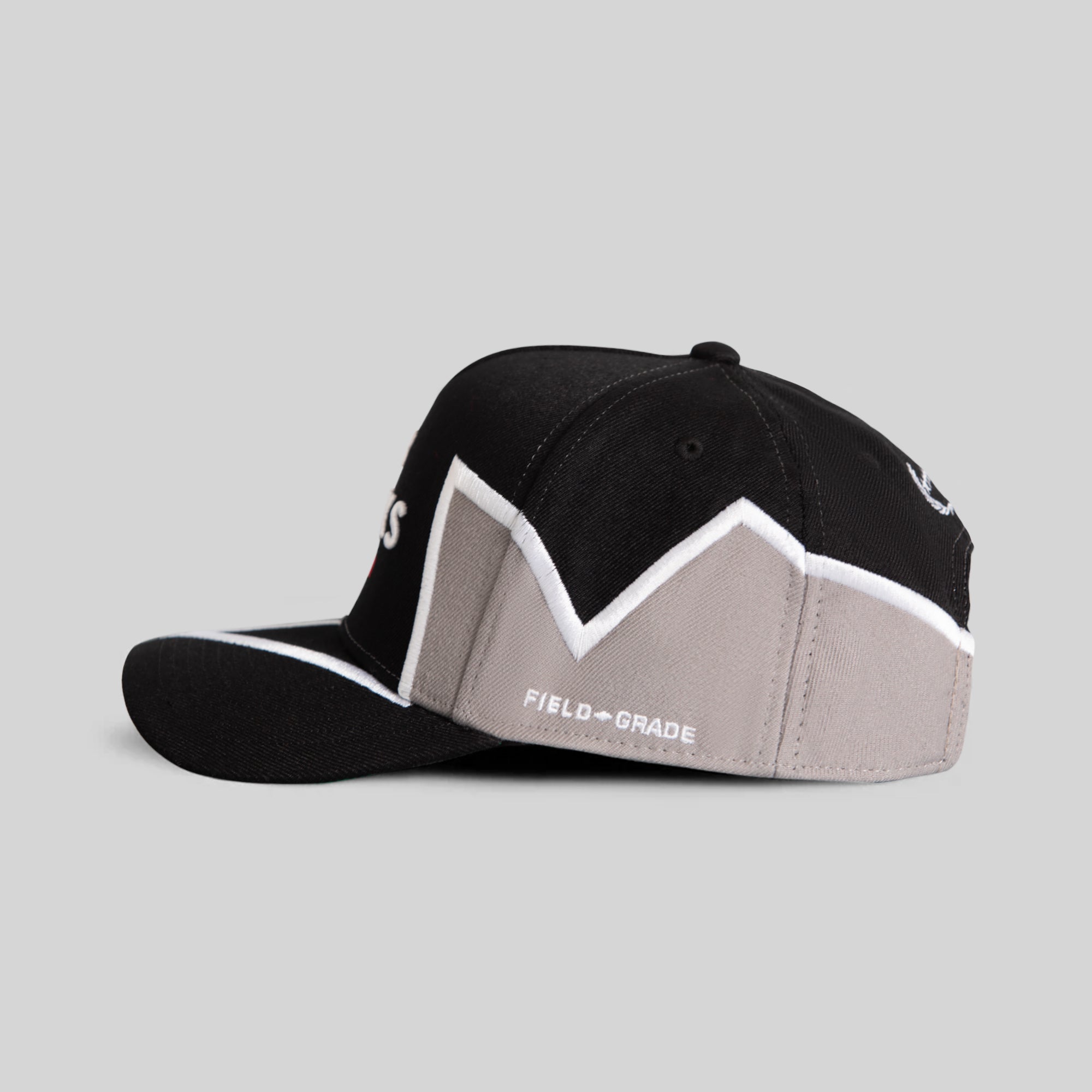 NO F*CKS GIVEN QUAKE BLACK CEMENT WOOL TRUCKER