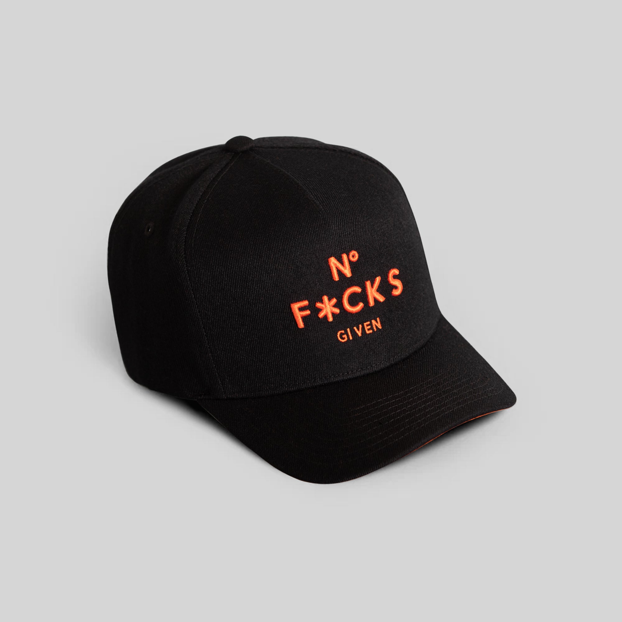 NO F*CKS GIVEN BLACK WOOL TRUCKER