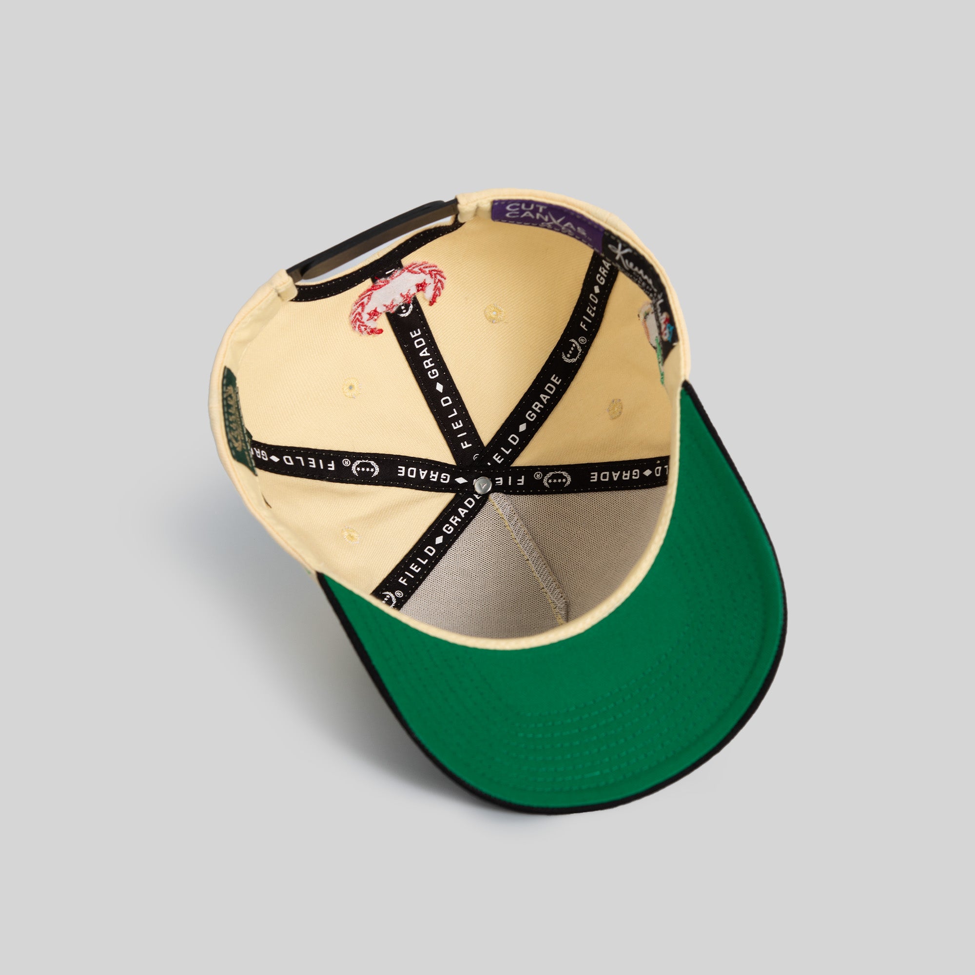 FIELD GRADE X KURVE STUDIO NY IS HEALING SAND BLACK WOOL TRUCKER