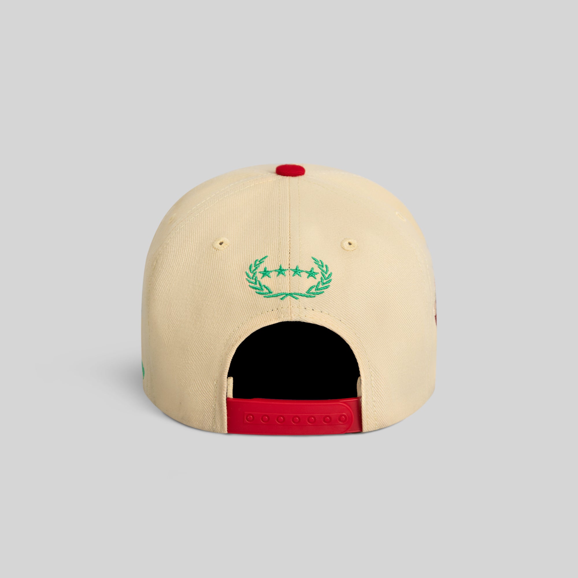FIELD GRADE X KURVE STUDIO LA IS HEALING SAND RED WOOL TRUCKER