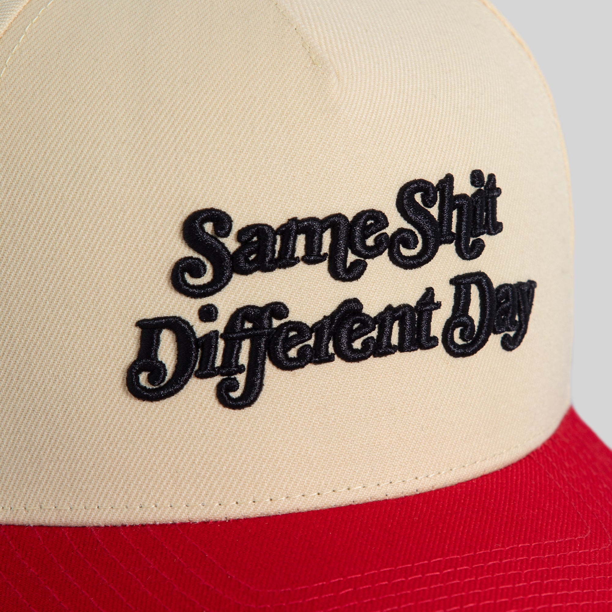 SAME OL SAND RED WOOL TRUCKER