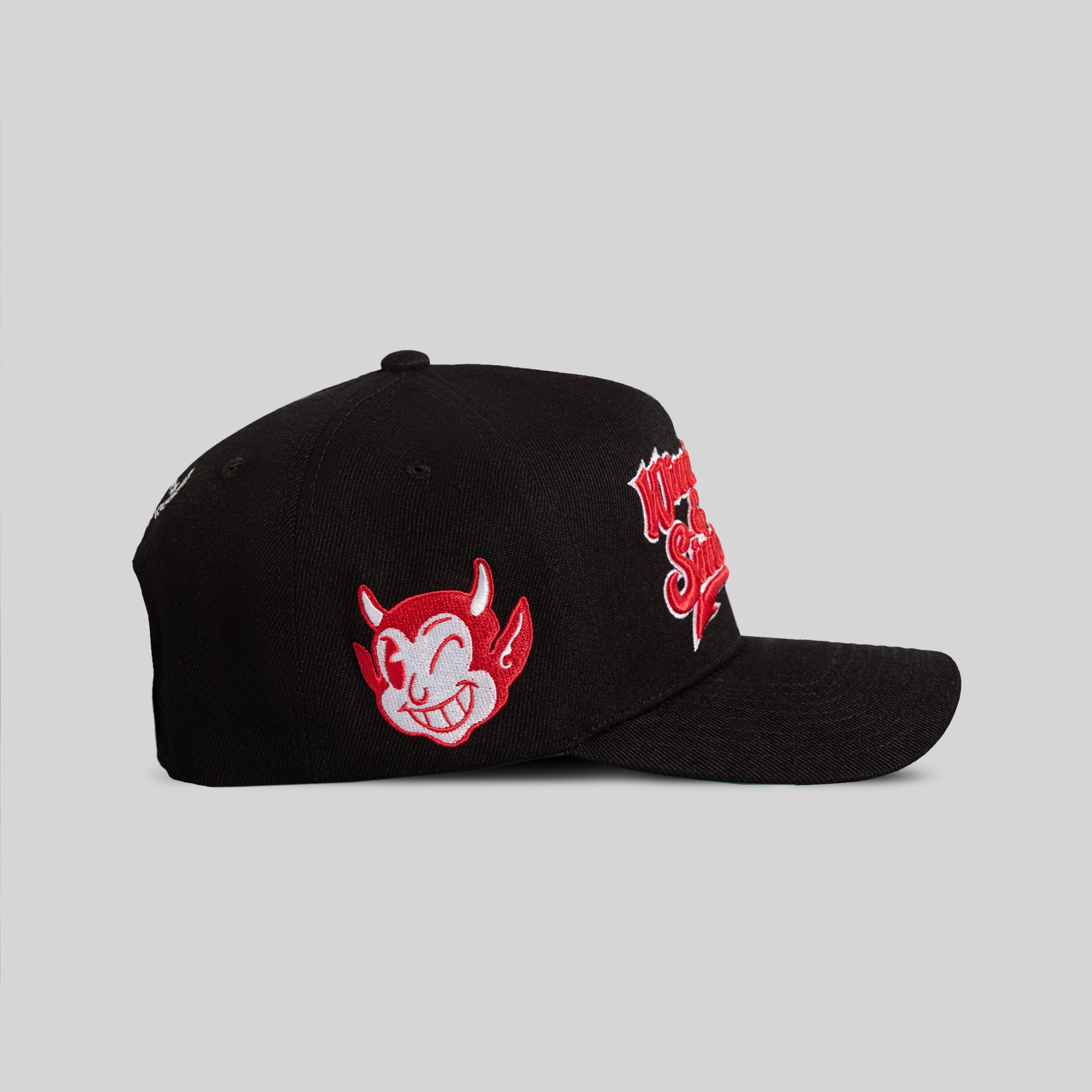 WINNERS AND SINNERS BLACK WOOL TRUCKER