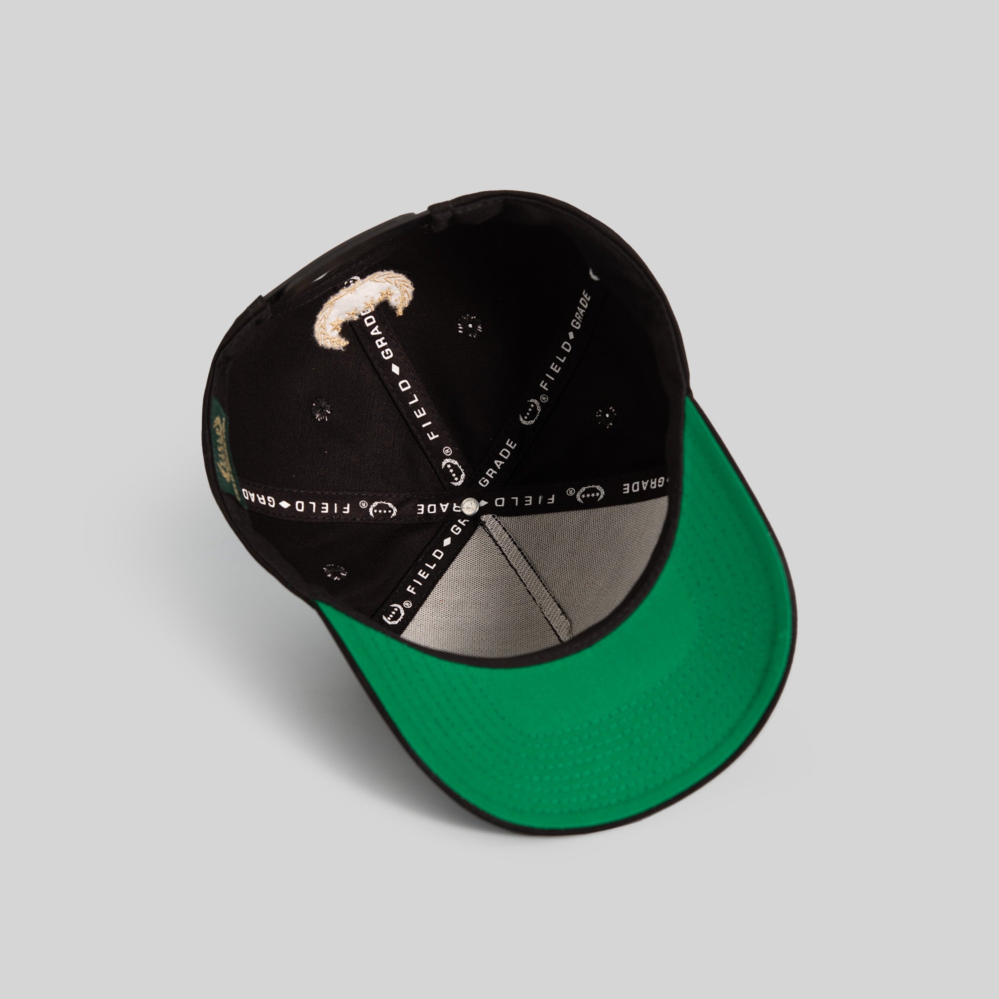 TRUST THE PROCESS BLACK TWILL TRUCKER