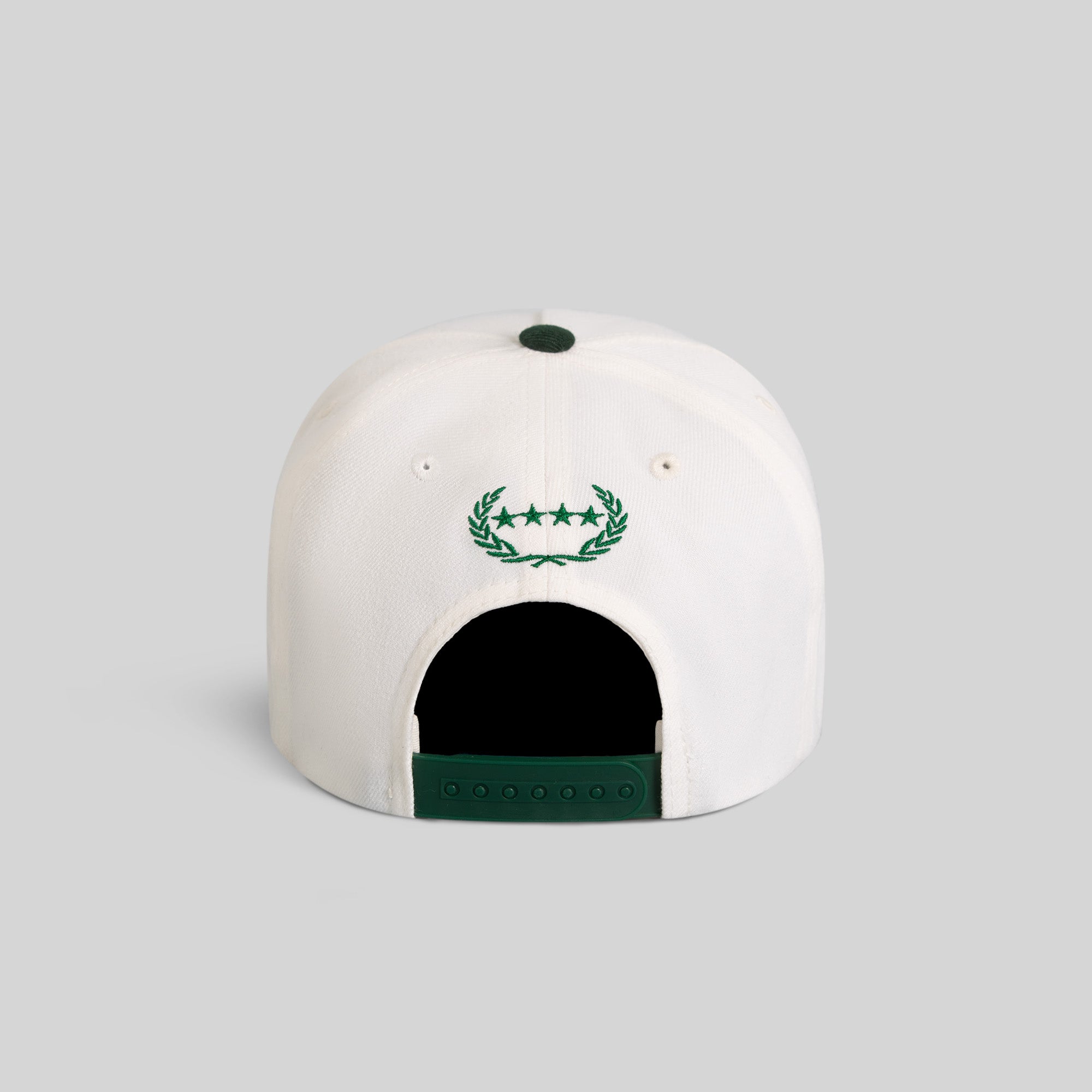 TRUST THE PROCESS OFF WHITE EMERALD WOOL TRUCKER