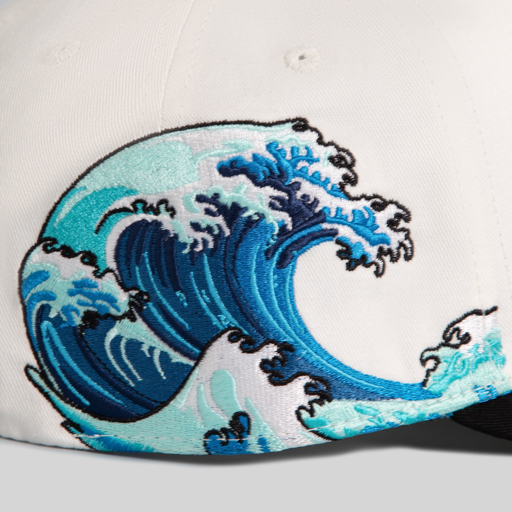 CANT STOP THE WAVE OFF WHITE BLACK TWILL TRUCKER