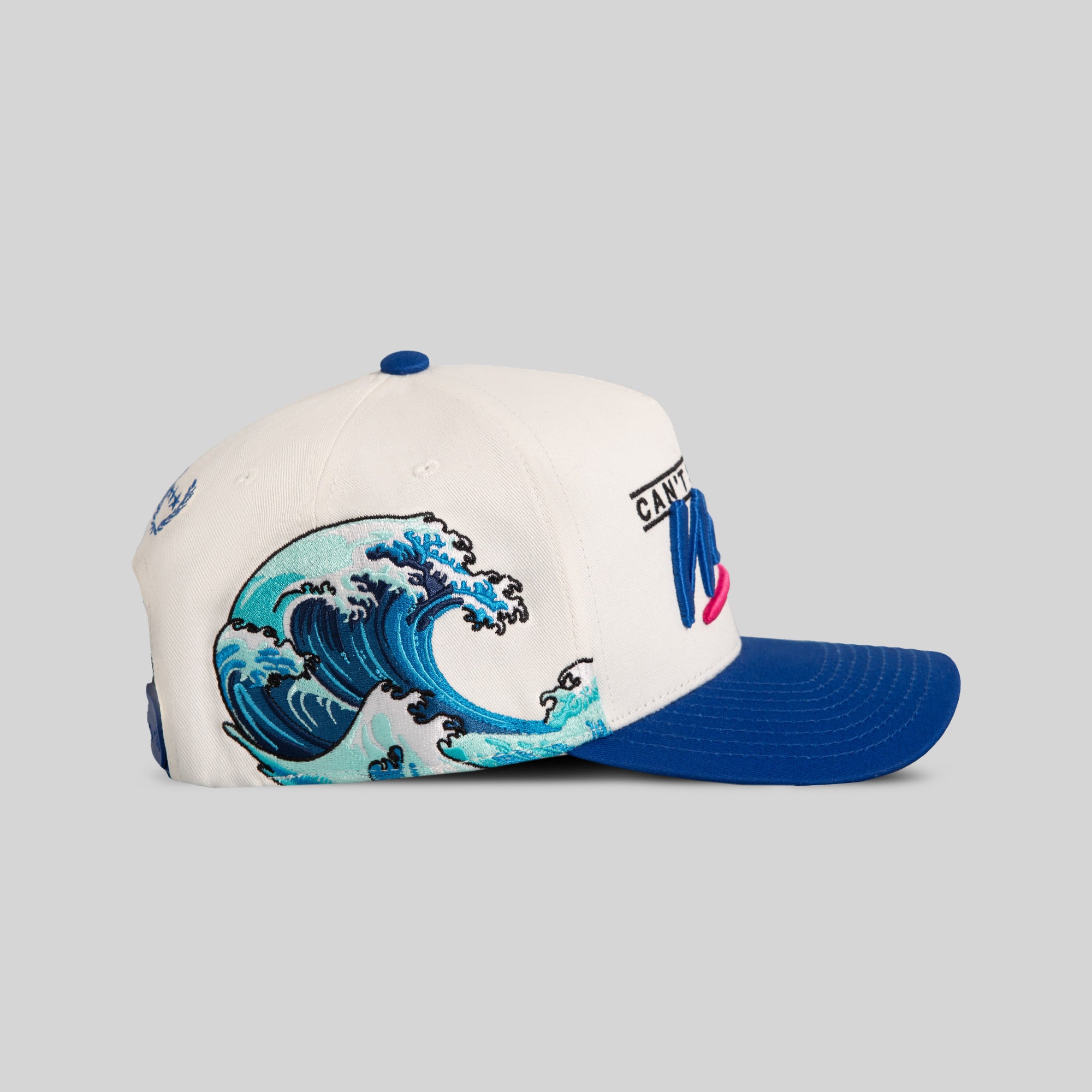 CANT STOP THE WAVE OFF WHITE ROYAL TWILL TRUCKER