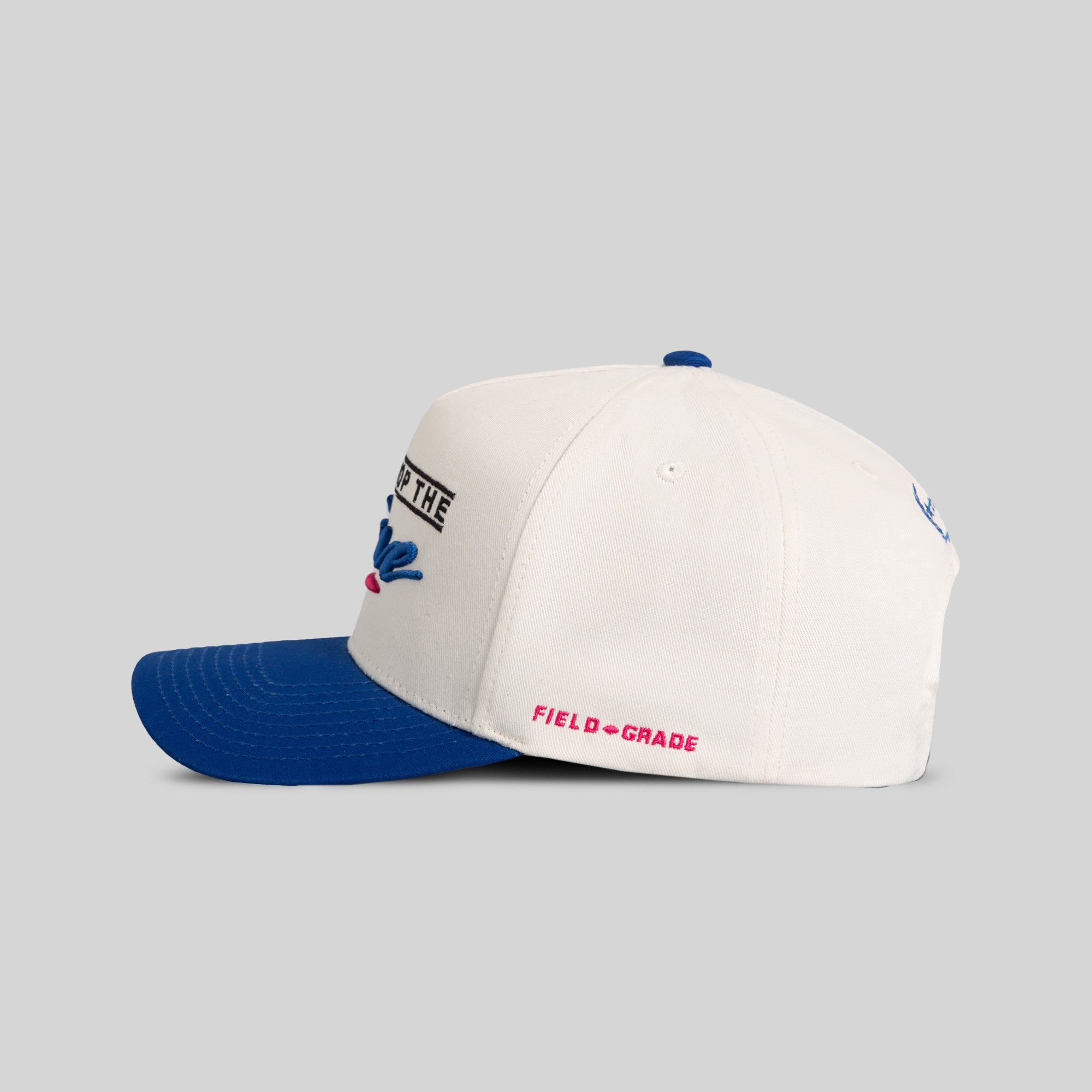 CANT STOP THE WAVE OFF WHITE ROYAL TWILL TRUCKER