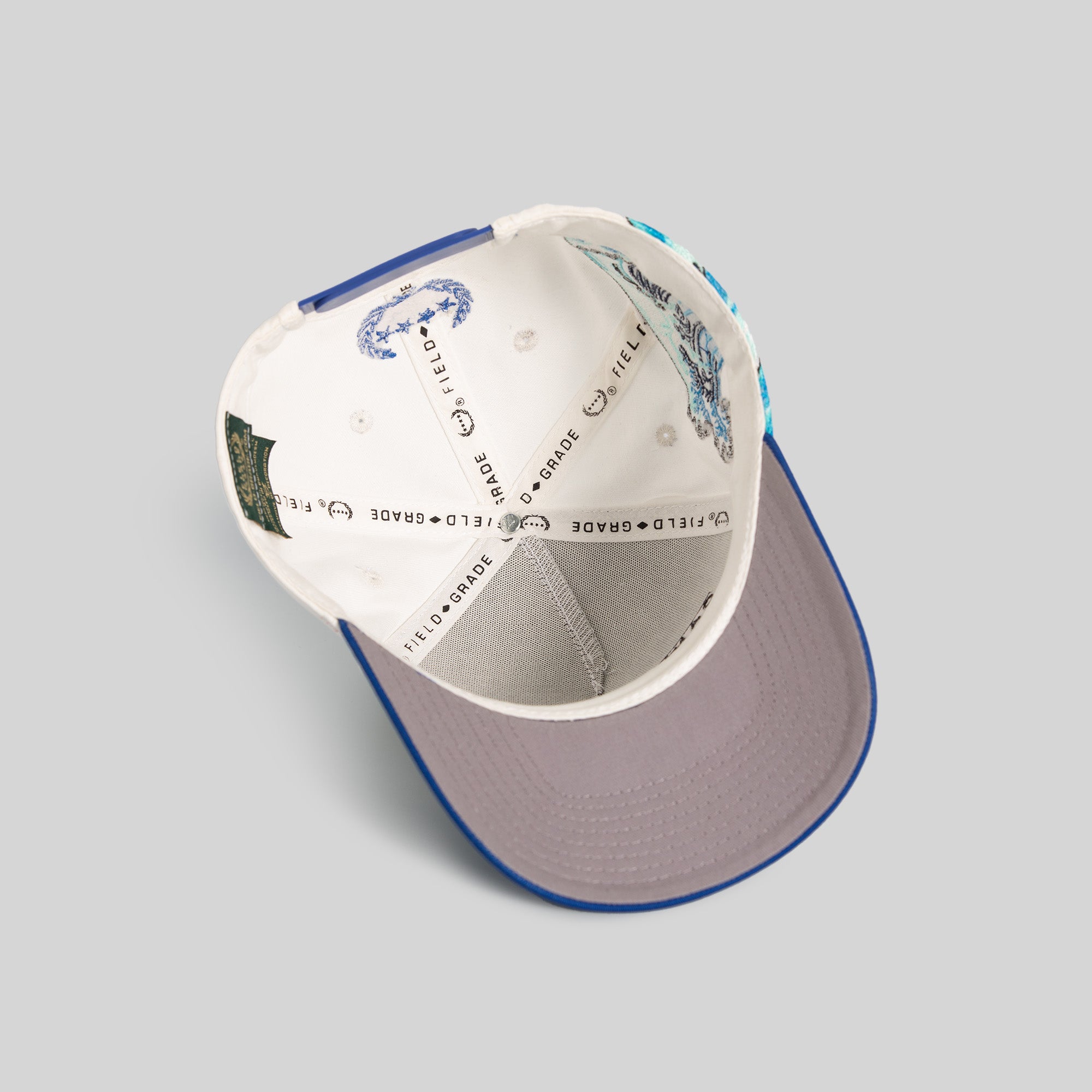 CANT STOP THE WAVE OFF WHITE ROYAL TWILL TRUCKER