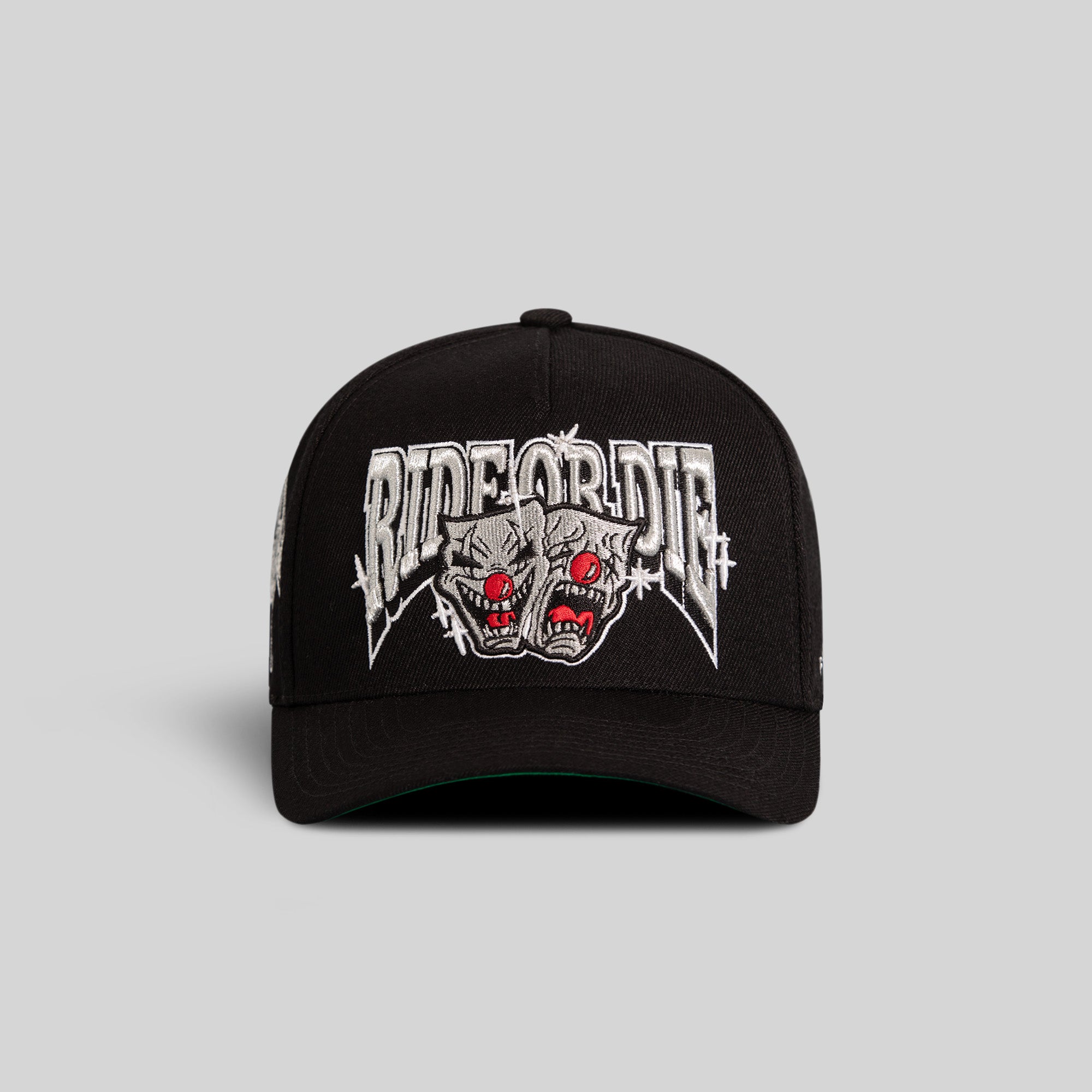 RIDE OR DIE BLACK WOOL TRUCKER