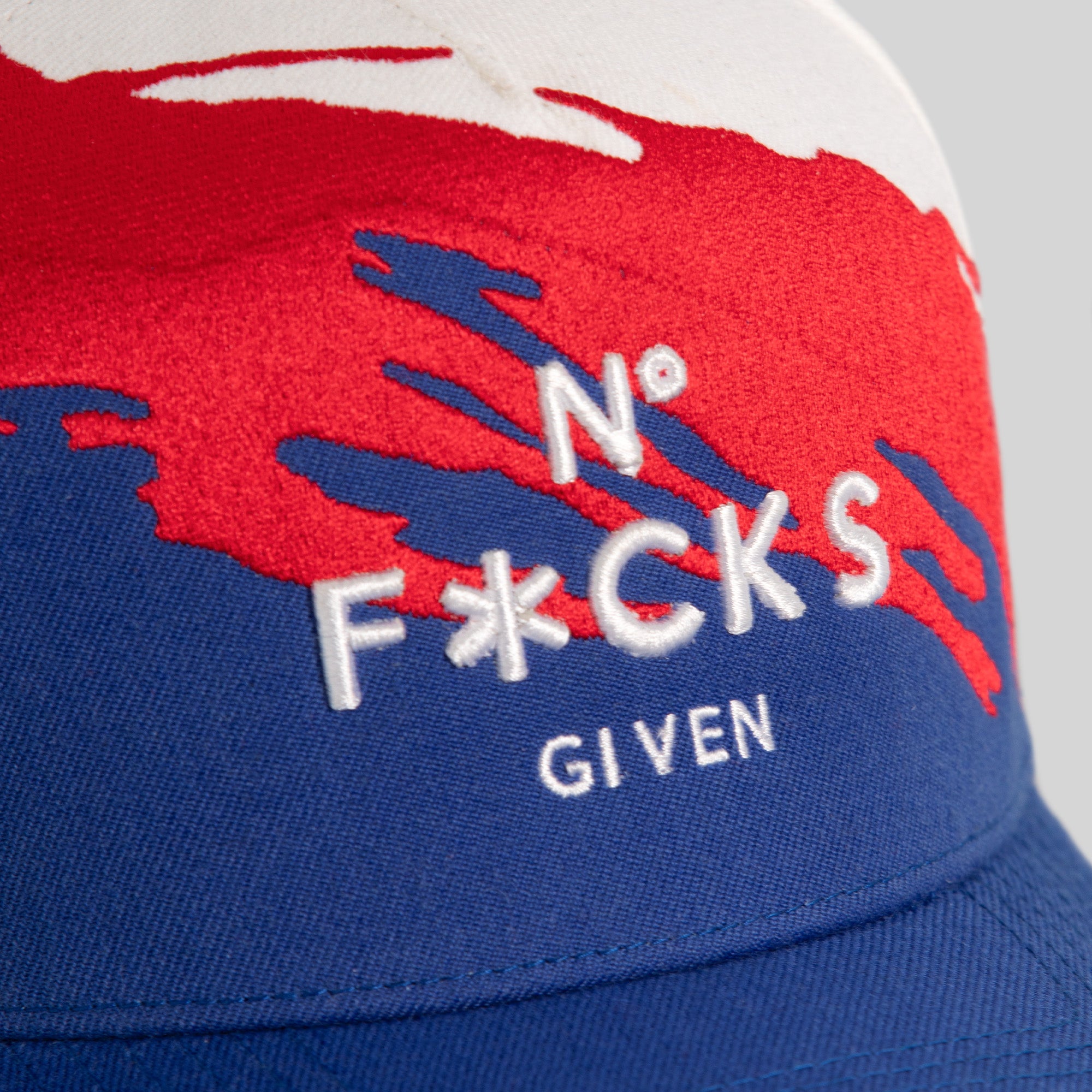 NO F*CKS GIVEN SPLASHBACK WOOL TRUCKER