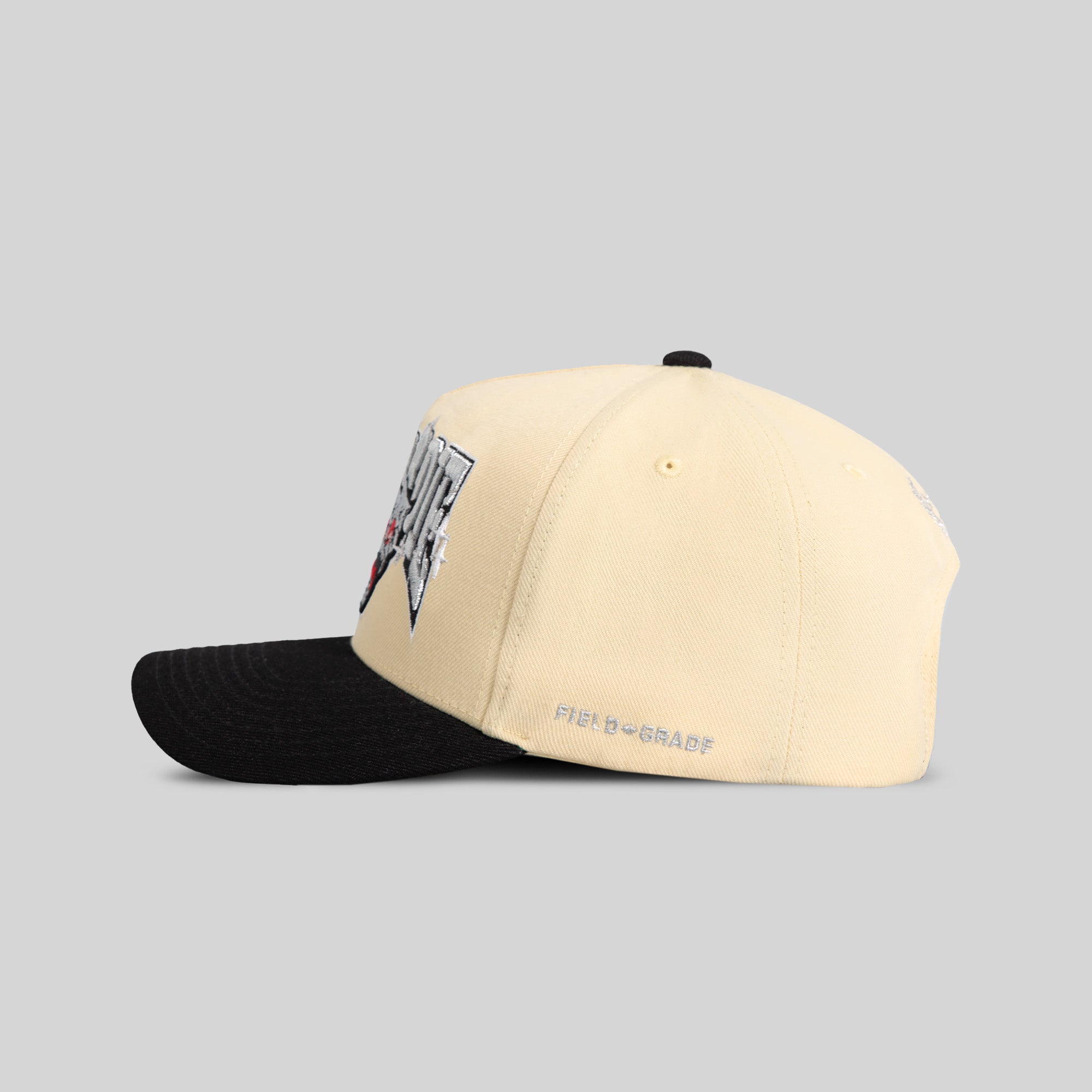 RIDE OR DIE SAND BLACK WOOL TRUCKER