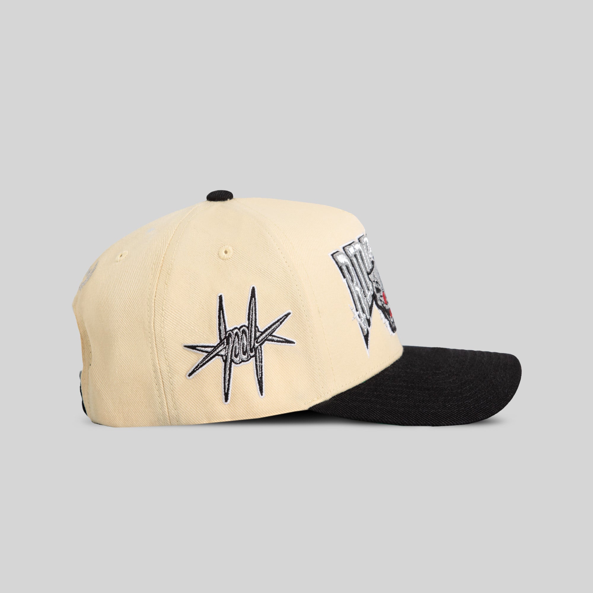 RIDE OR DIE SAND BLACK WOOL TRUCKER