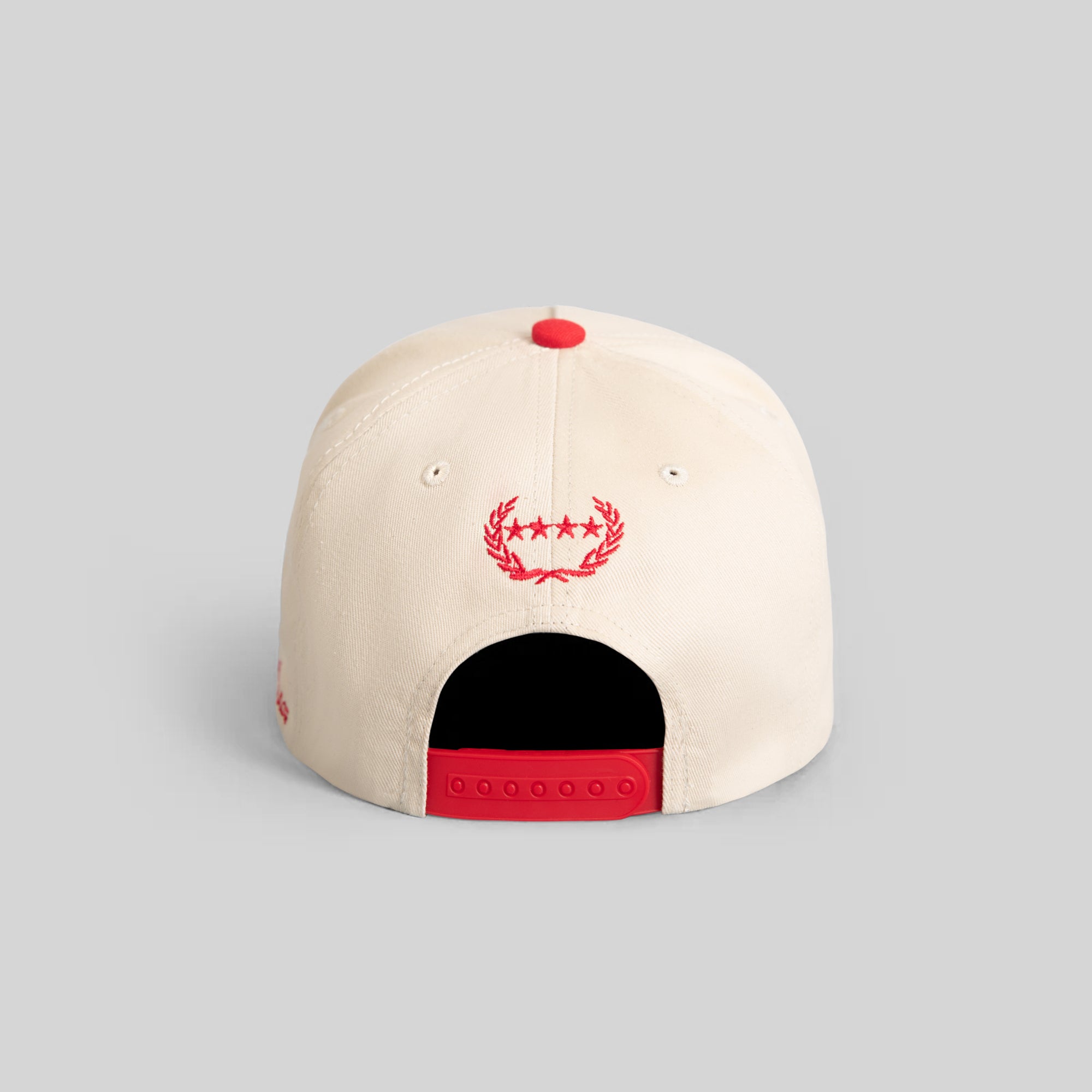 DON'T PLAY YOURSELF FLAMETOOTH SAND RED TWILL TRUCKER